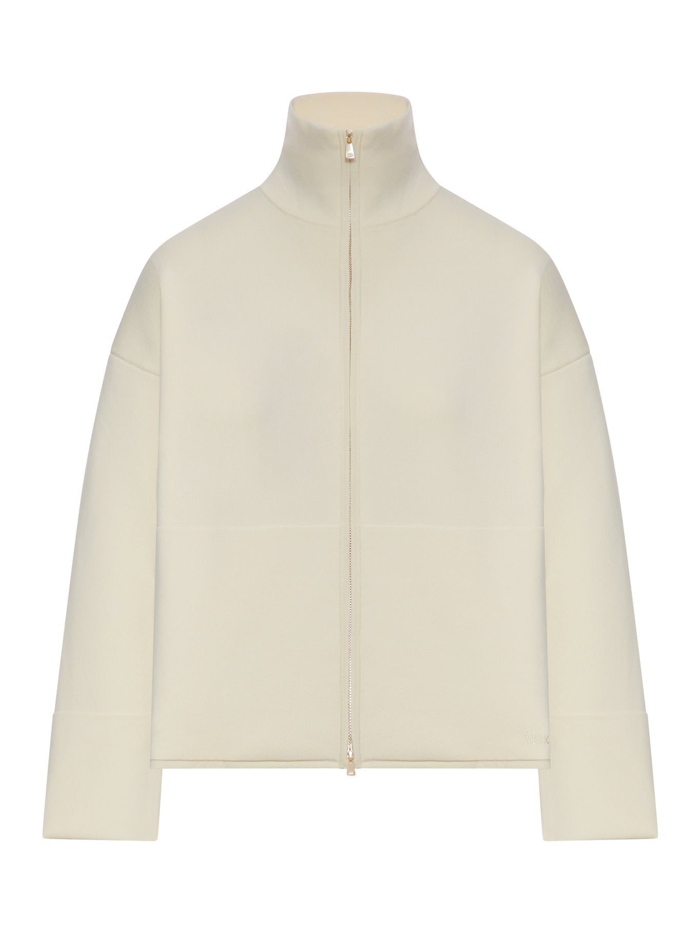 Max Mara Pure HIGH NECK SWEATSHIRT WITH ZIP