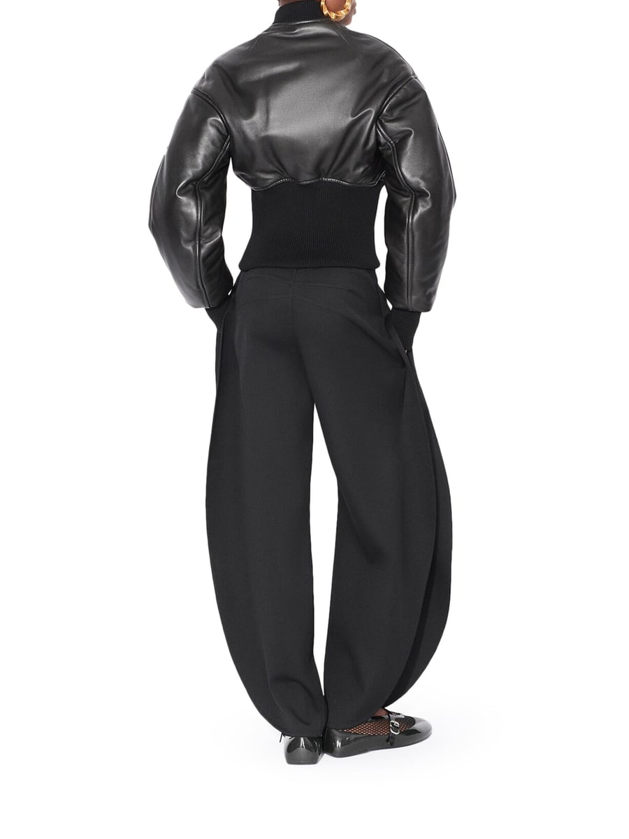Alaïa PETAL WOOL TROUSERS, view 3