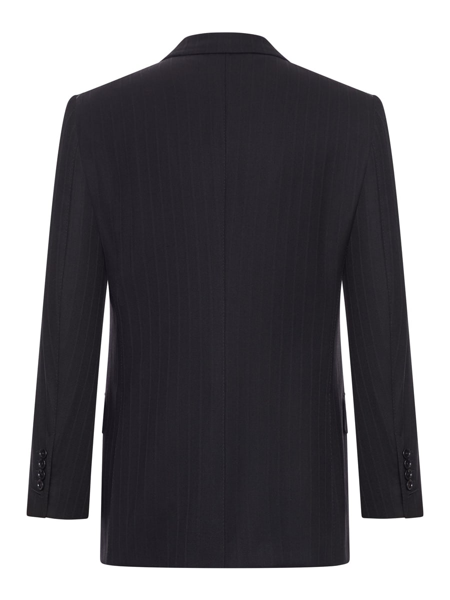 Tom Ford DOUBLE-BREASTED PINSTRIPED WOOL JACKET, view 2