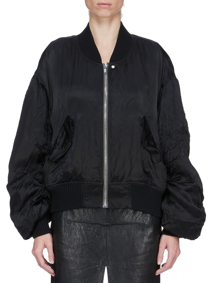 Rick Owens OVERSIZED PADDED BOMBER JACKET, view 2