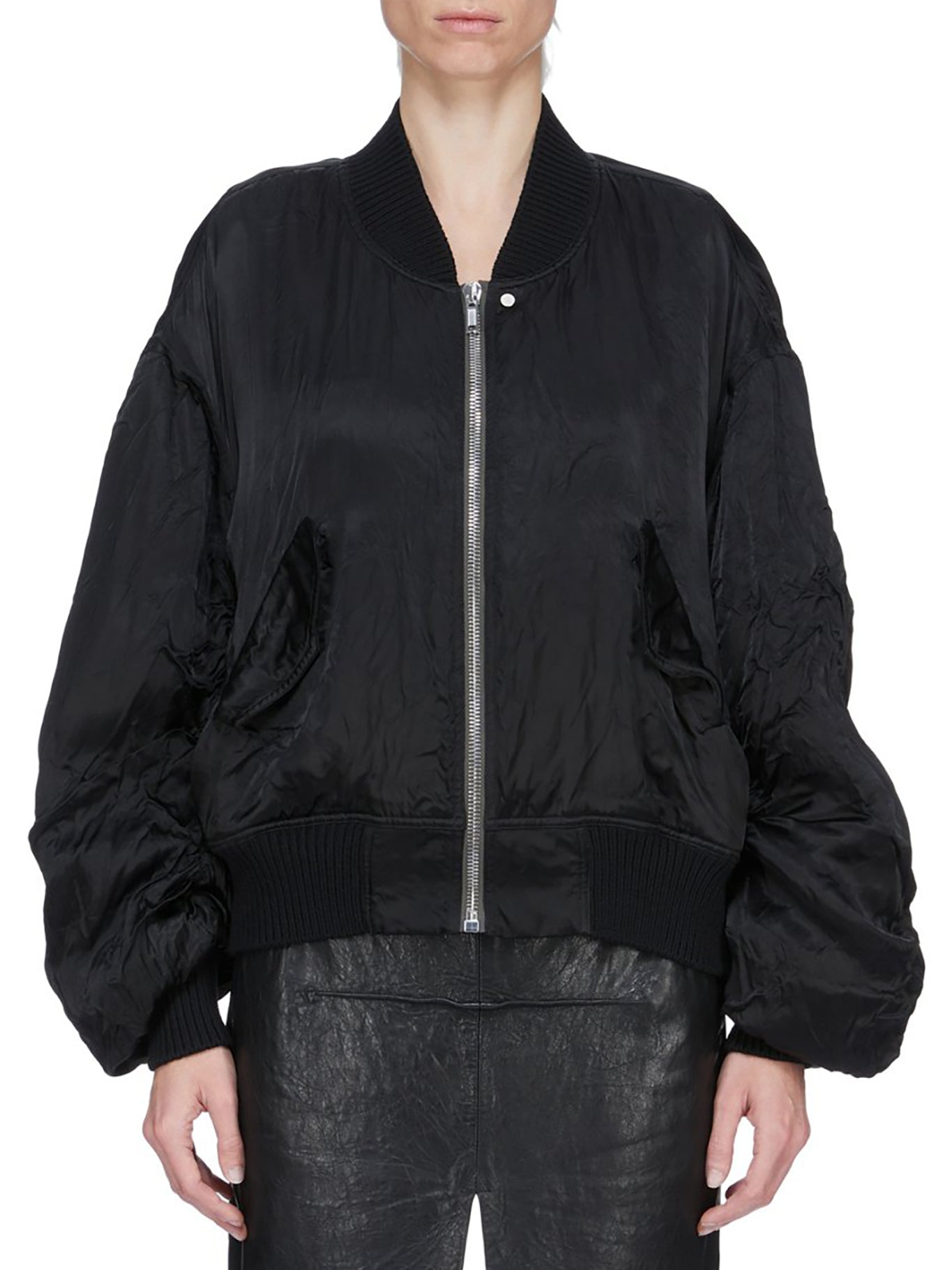 Rick Owens OVERSIZED PADDED BOMBER JACKET, view 2