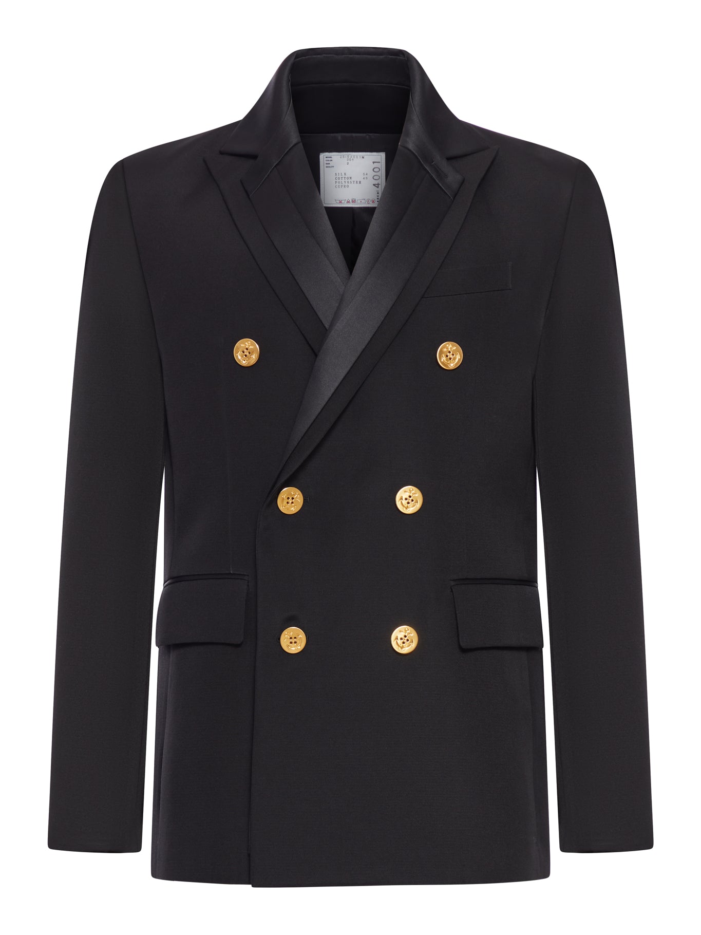 Sacai DOUBLE-FACE COTTON AND SILK JACKET