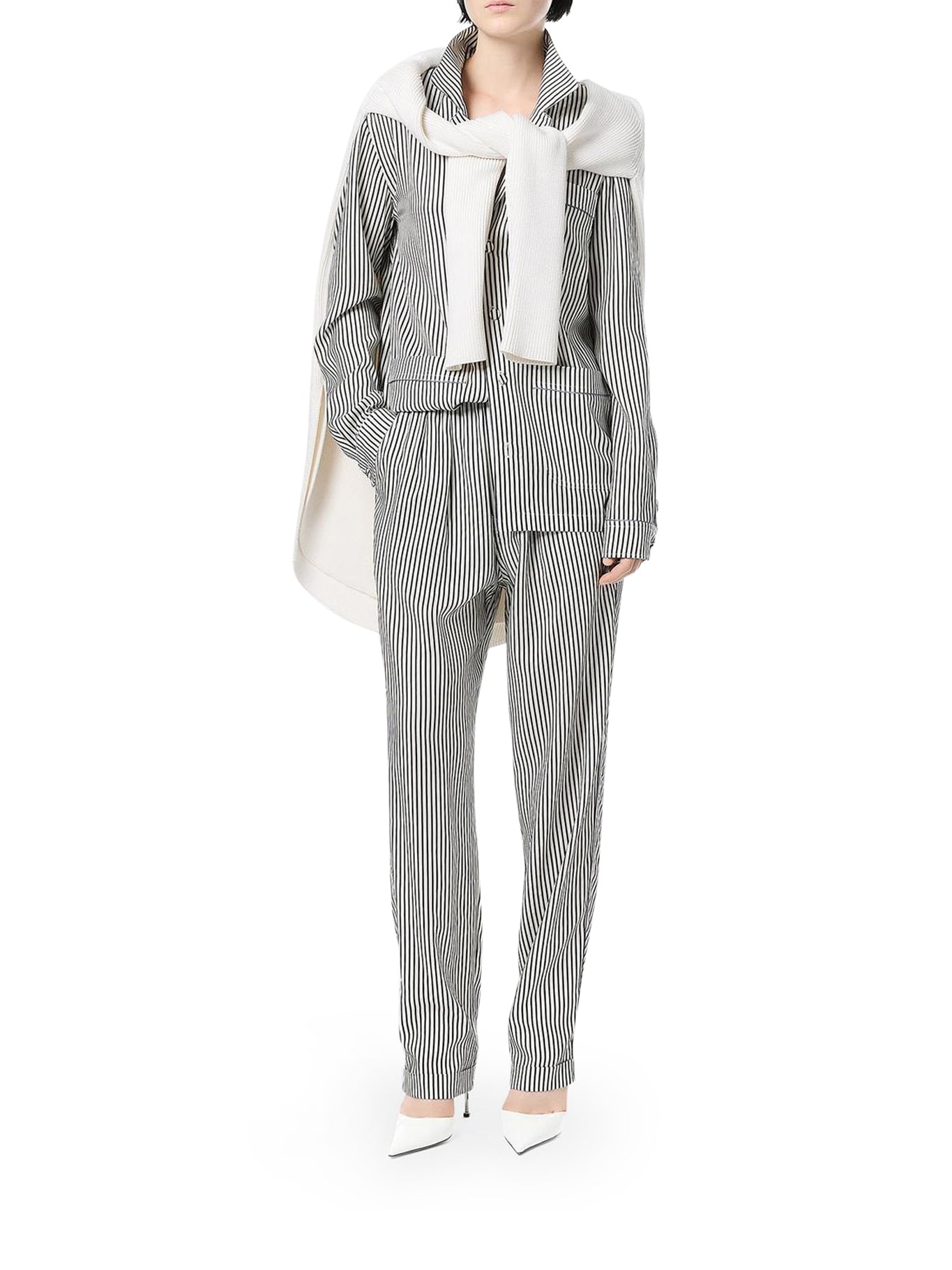 Tom Ford STRIPED SILK TROUSERS, view 2