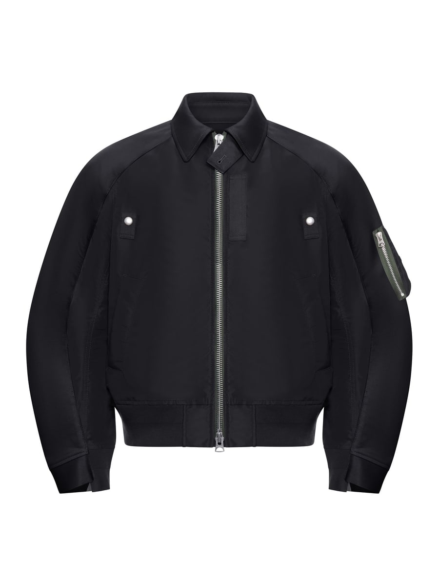 Sacai COTTON CHINO X NYLON TWILL BLOUSON