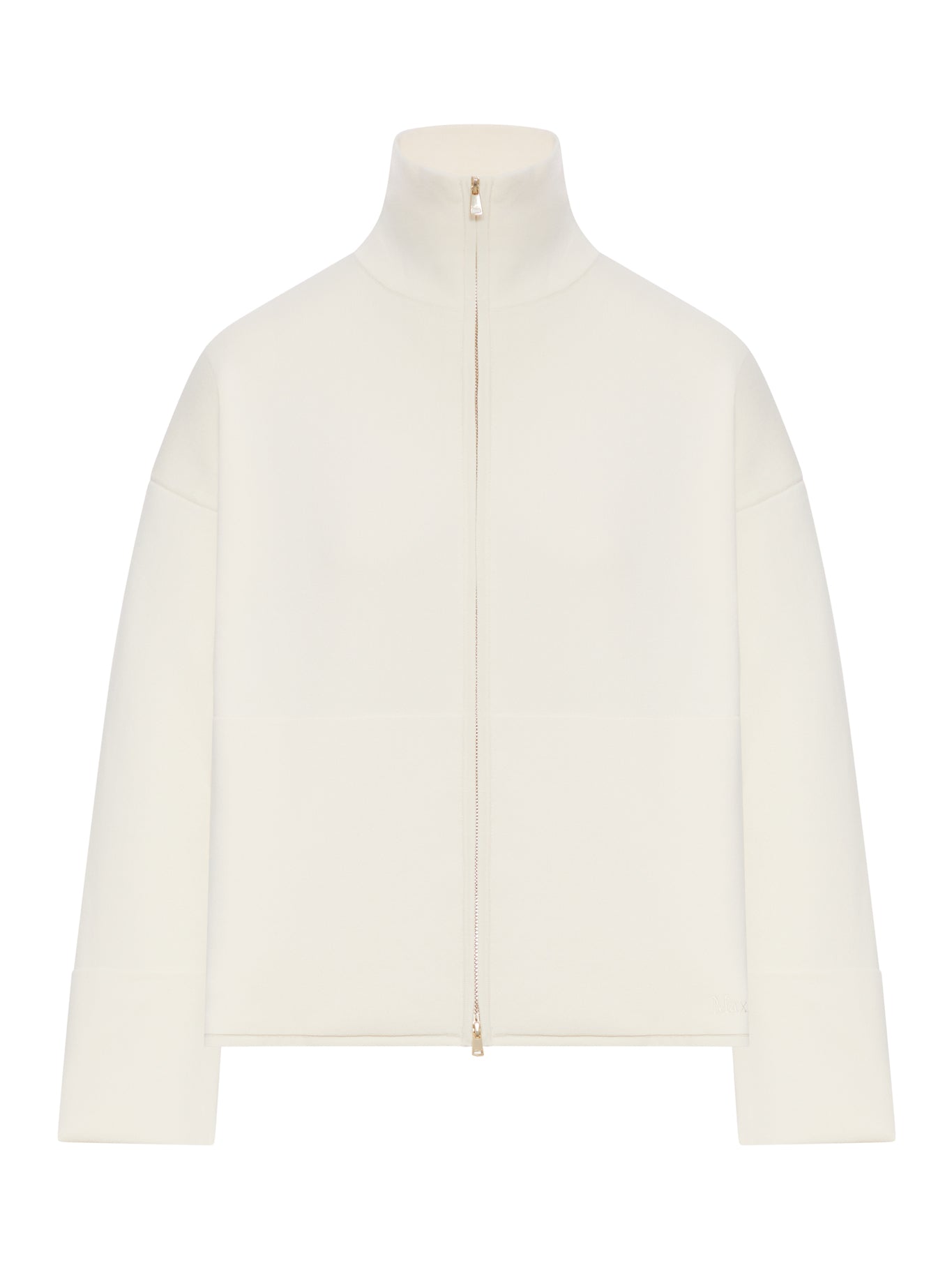 Max Mara Pure HIGH NECK SWEATSHIRT WITH ZIP