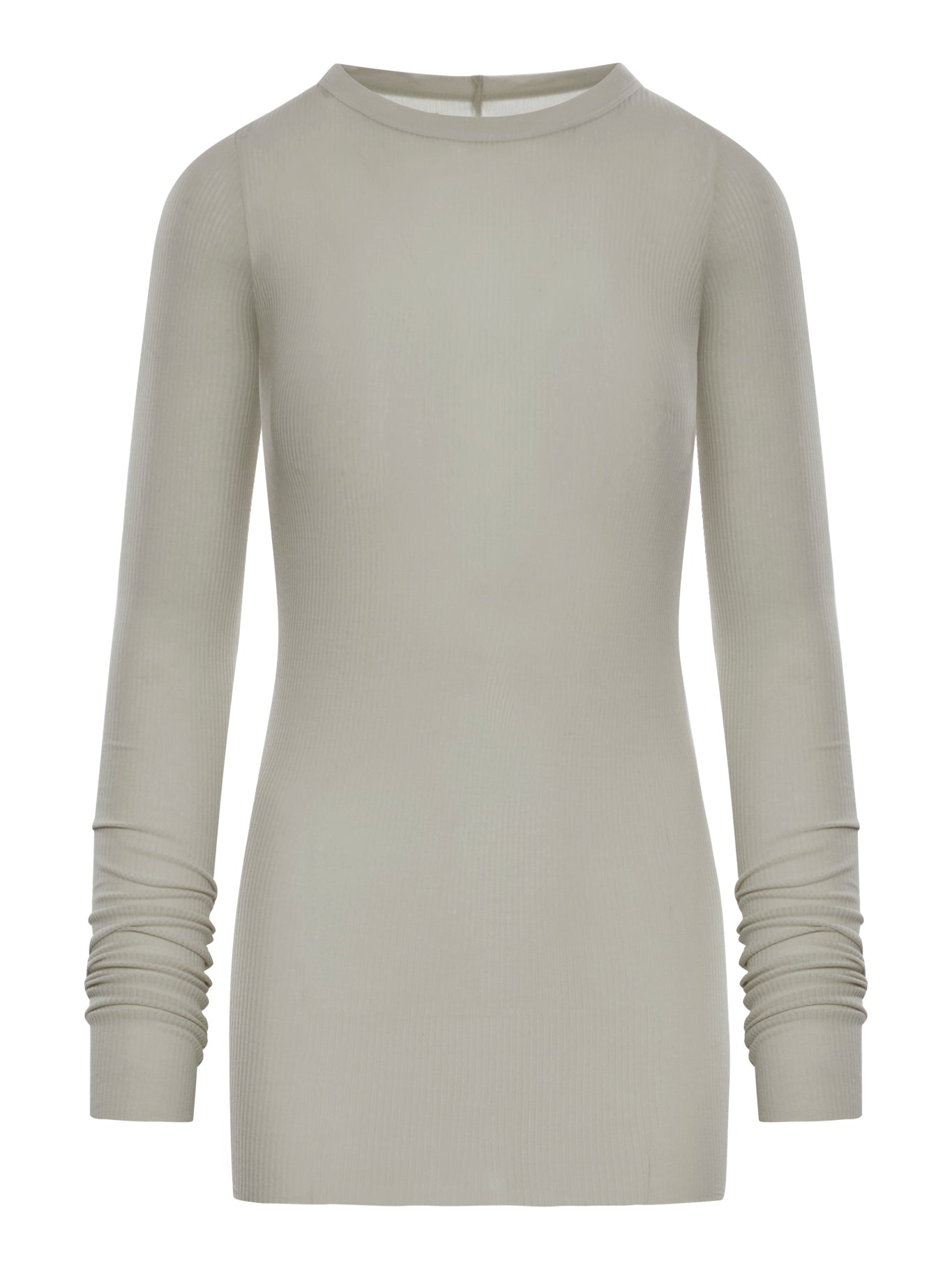 Rick Owens RIBBED SWEATER IN SEMI-TRANSPARENT FABRIC