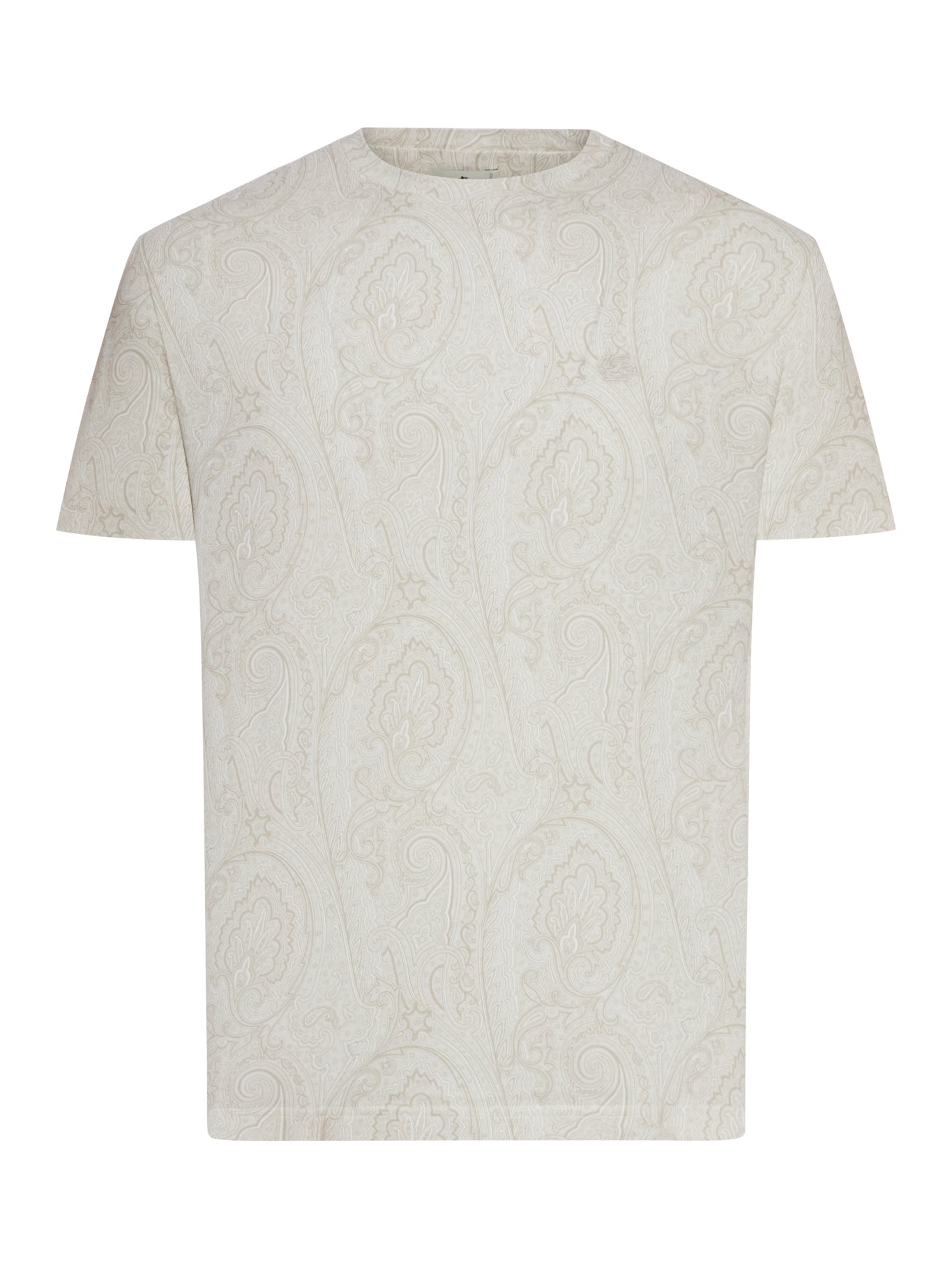 Etro COTTON T-SHIRT WITH ARNICA PATTERN