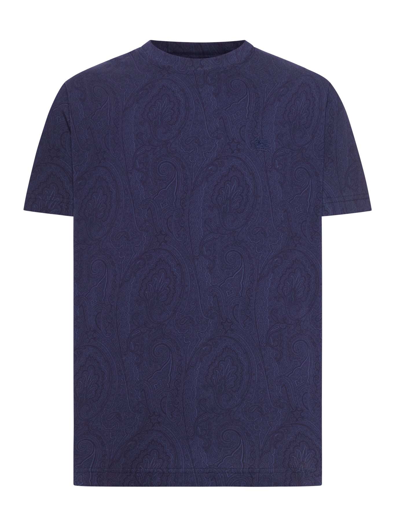 Etro COTTON T-SHIRT WITH ARNICA PATTERN