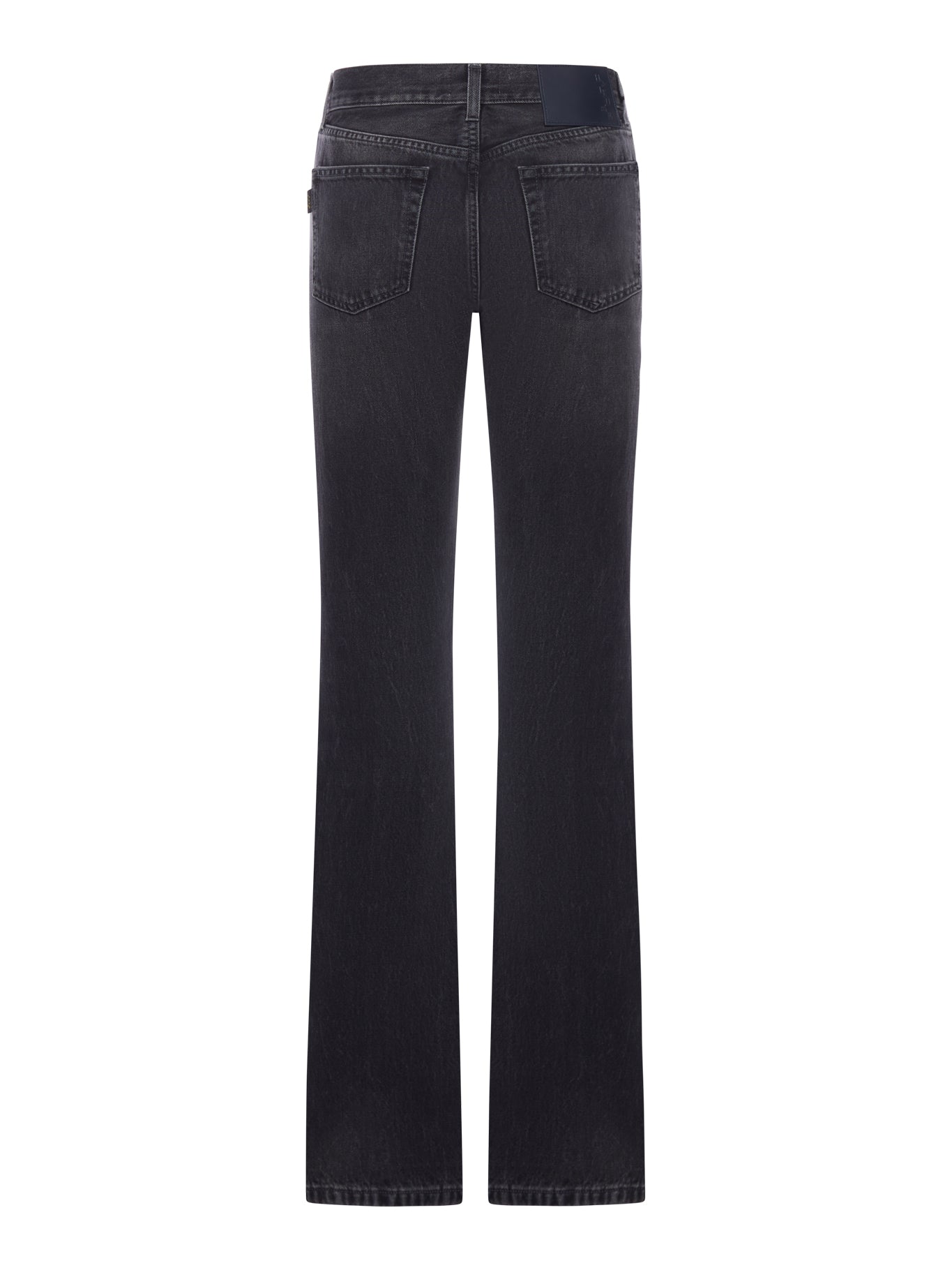 Haikure FIVE-POCKET JEANS IN WASHED DENIM, view 2