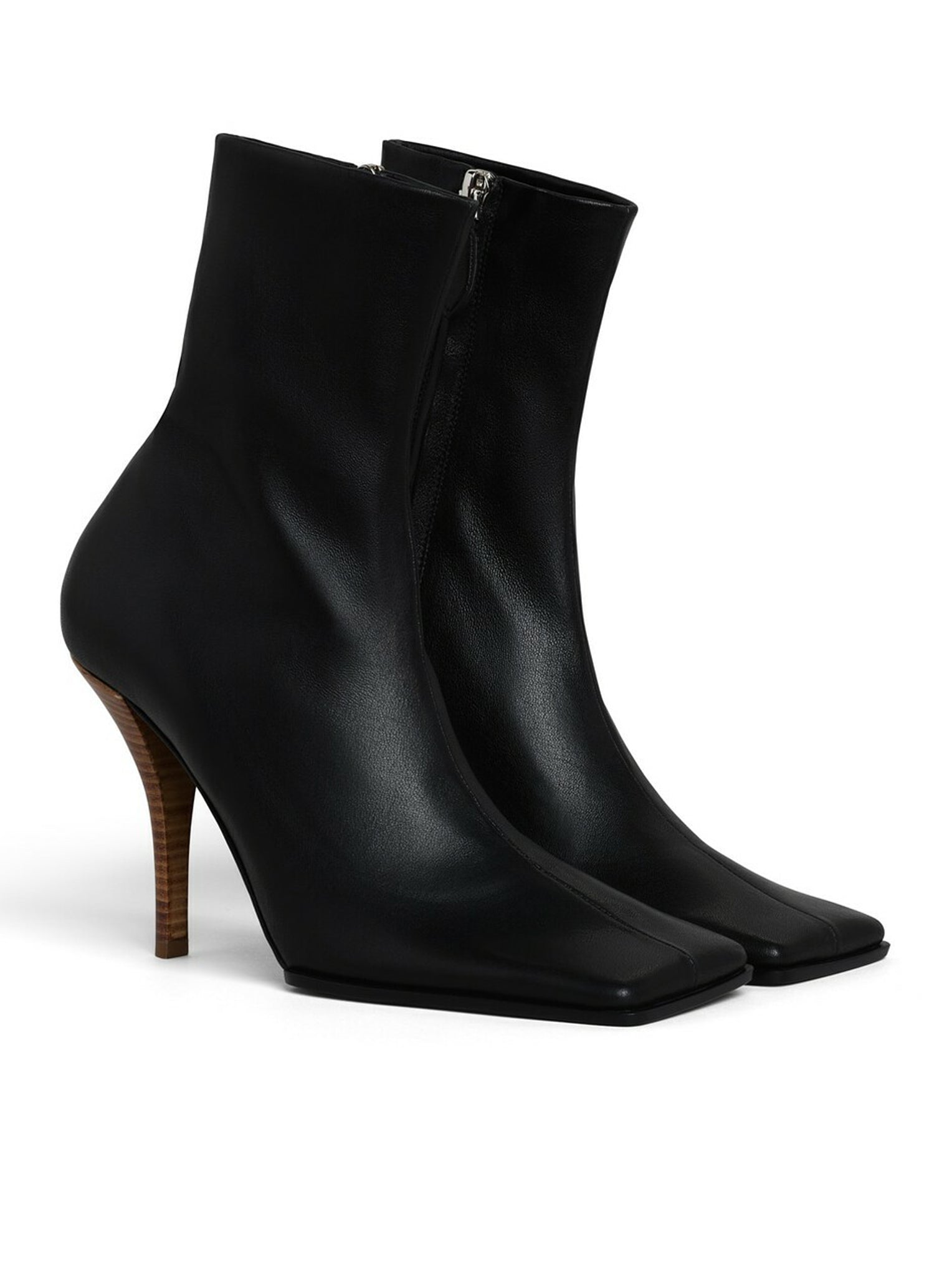 Alaïa SQUARE LEATHER BOOTS, view 2