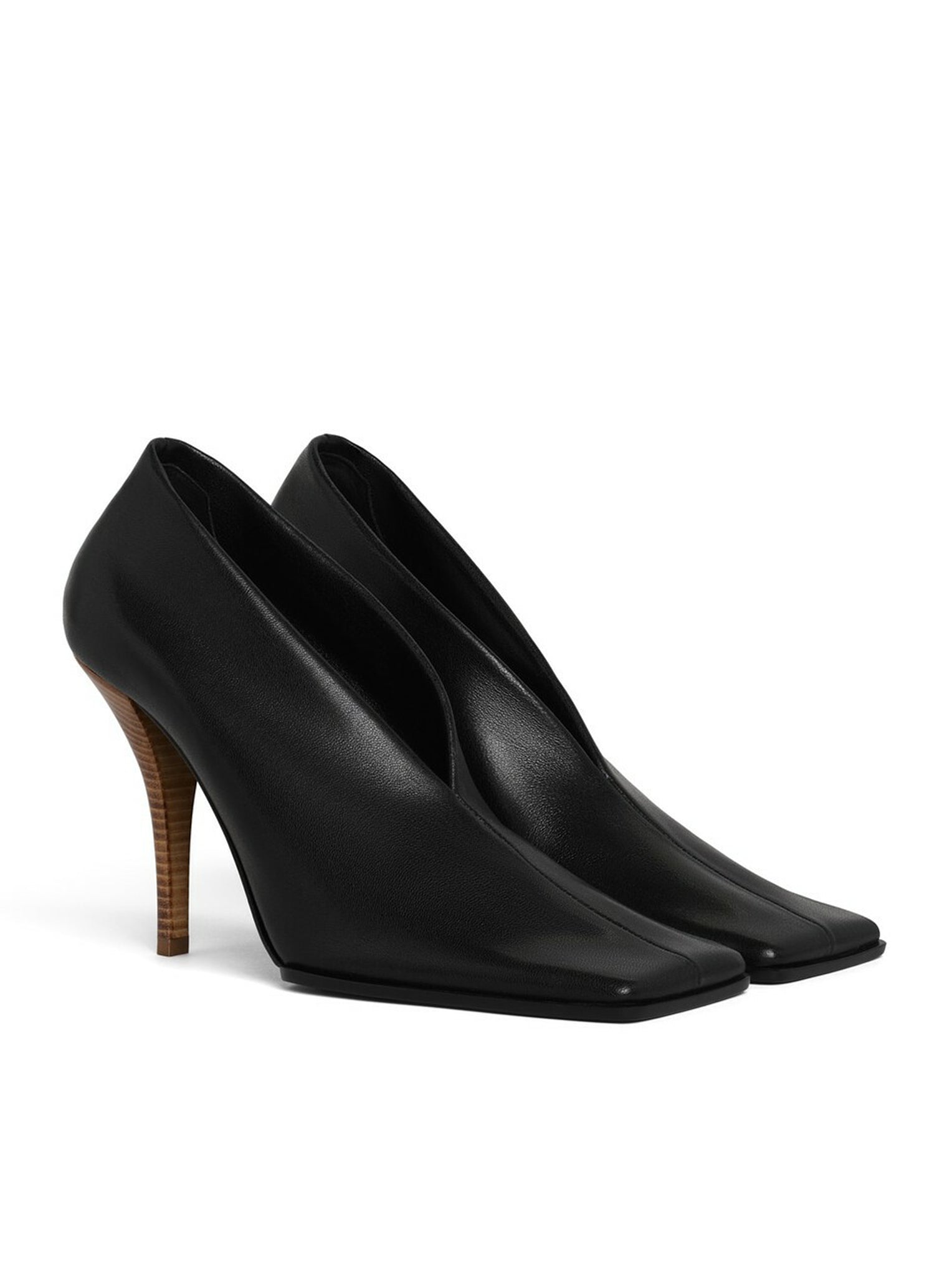Alaïa SQUARE LEATHER DÉCOLLETÉ, view 2