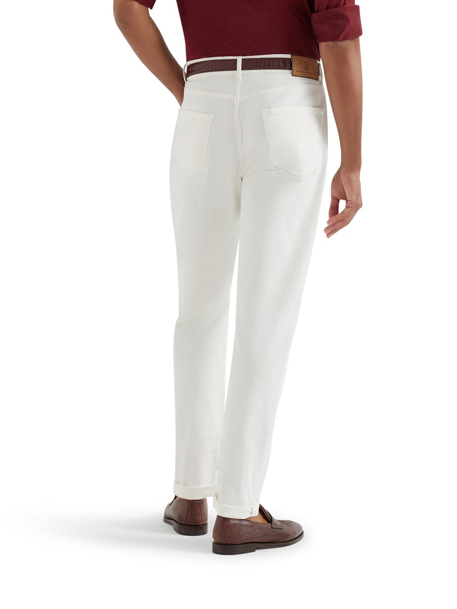 Brunello Cucinelli STRETCH COTTON JEANS, view 3