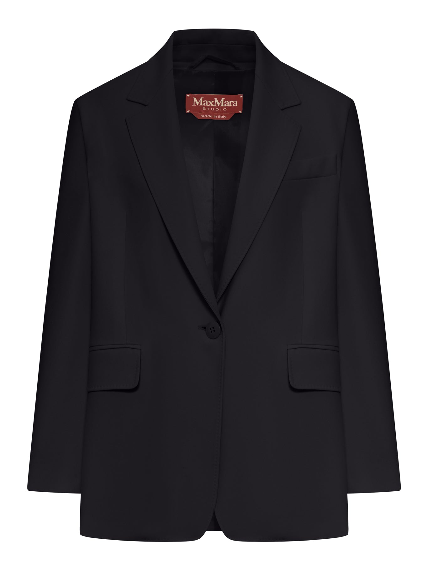 Max Mara Studio SINGLE-BREASTED CADY BLAZER