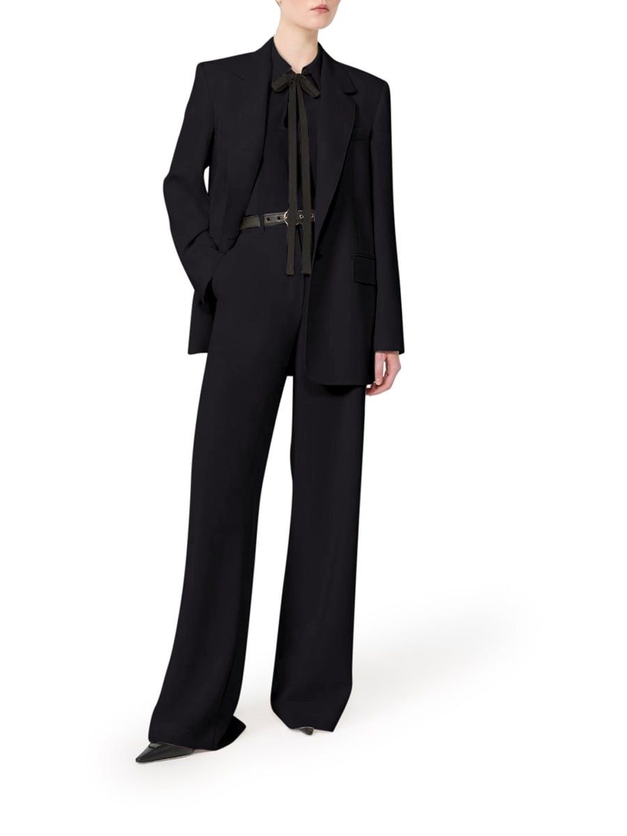 Max Mara Studio SINGLE-BREASTED CADY BLAZER, view 2