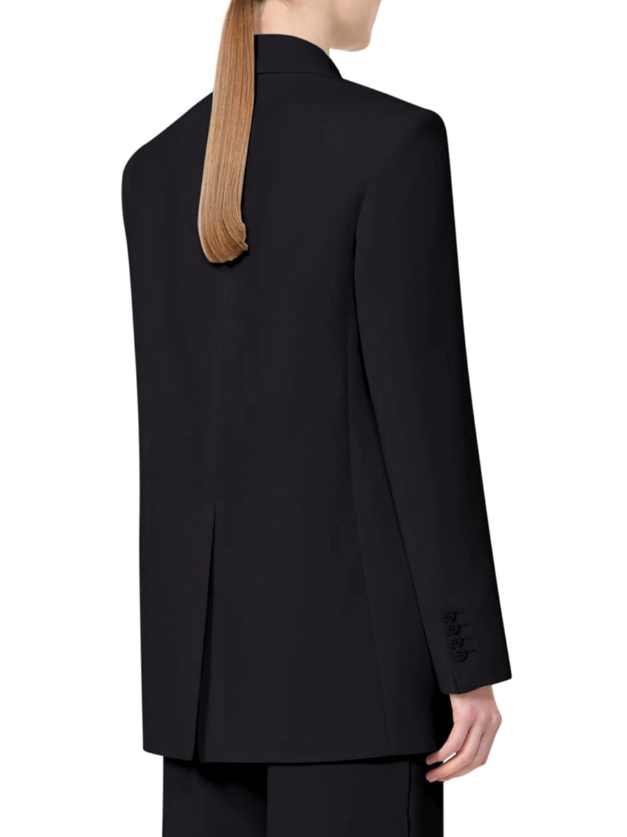 Max Mara Studio SINGLE-BREASTED CADY BLAZER, view 3