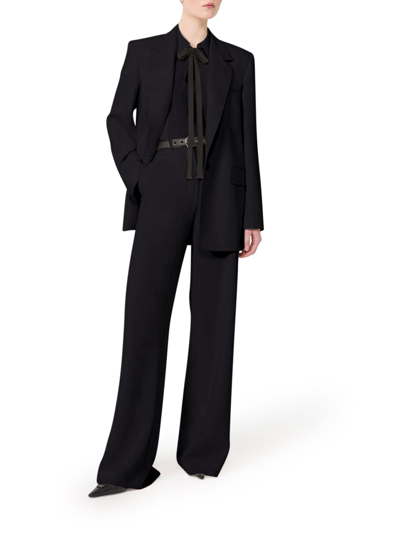Max Mara Studio SINGLE-BREASTED CADY BLAZER, view 2