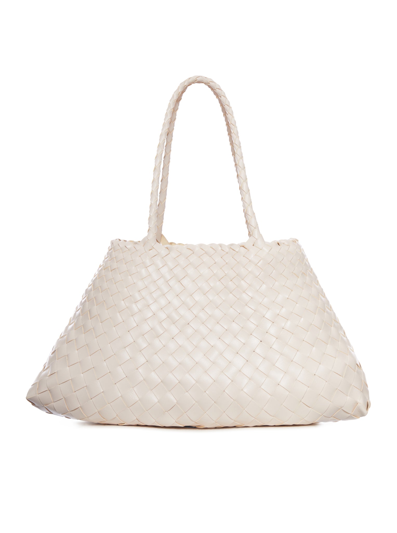 Dragon Diffusion SANTA CROCE BIG WOVEN LEATHER BAG