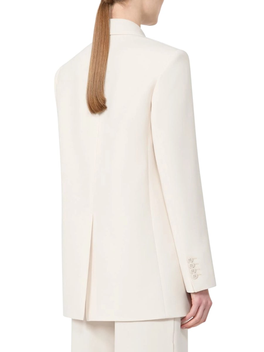 Max Mara Studio SINGLE-BREASTED CADY BLAZER, view 3