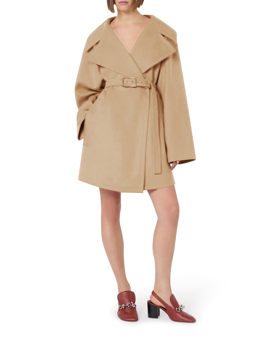 Sportmax SHORT WOOL COAT, view 4
