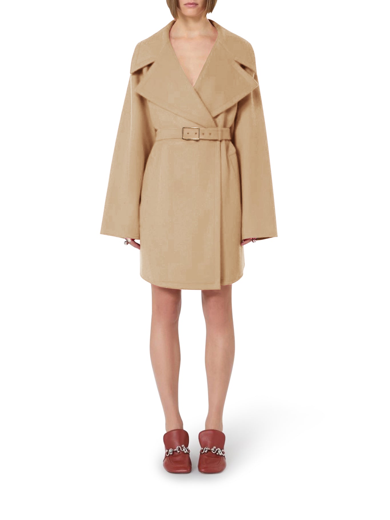 Sportmax SHORT WOOL COAT, view 2