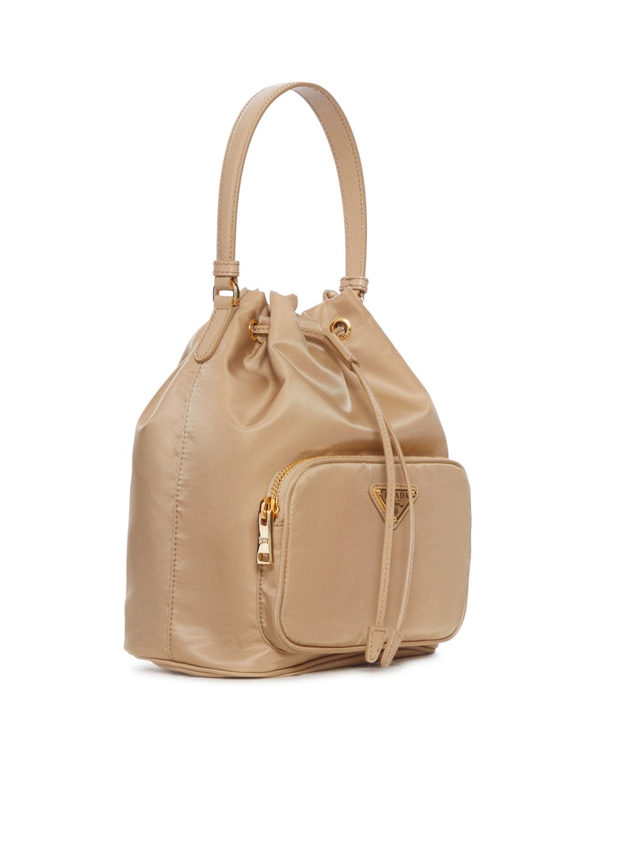 Prada PRADA DUET RE-NYLON BUCKET BAG, view 2