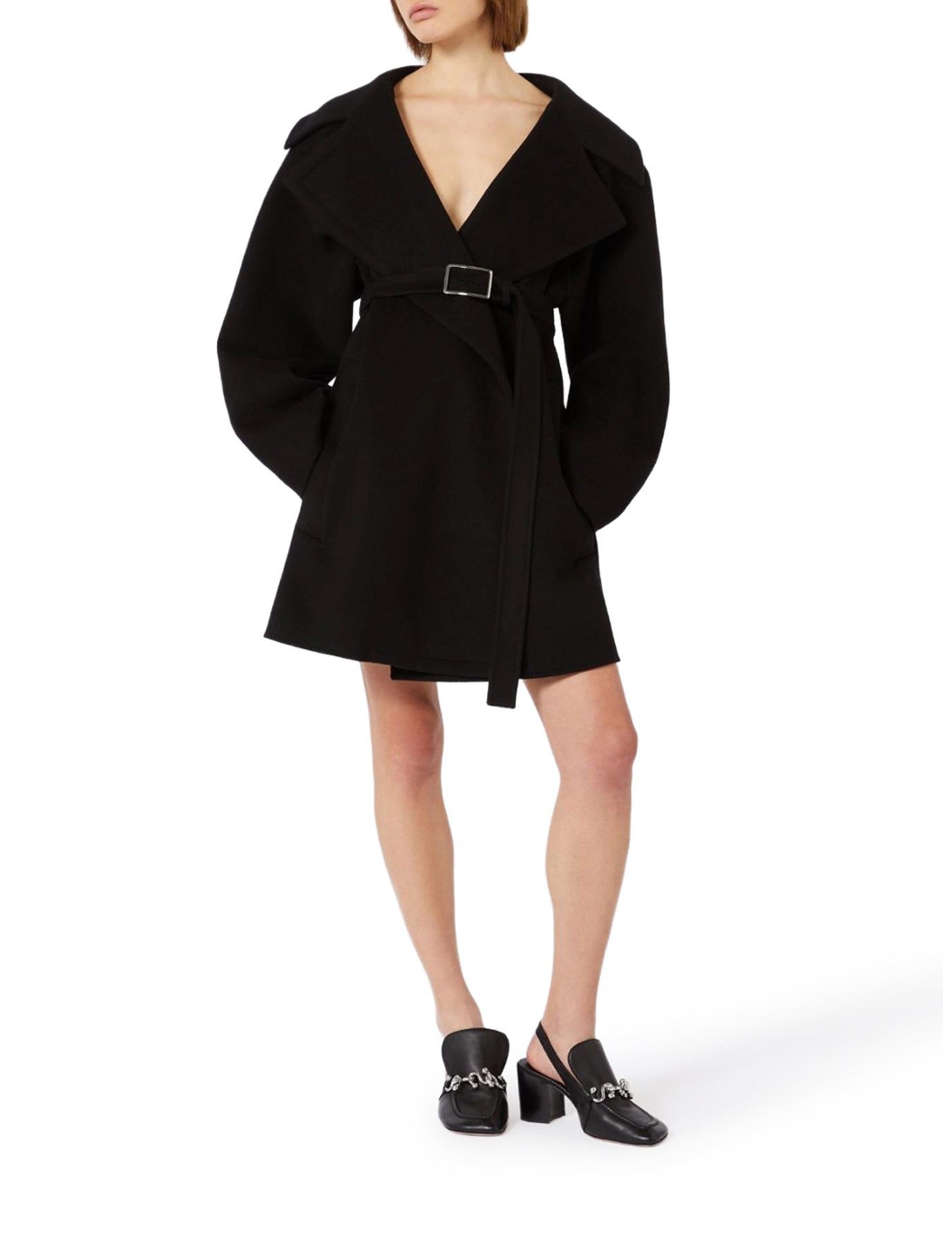 Sportmax SHORT WOOL COAT, view 2