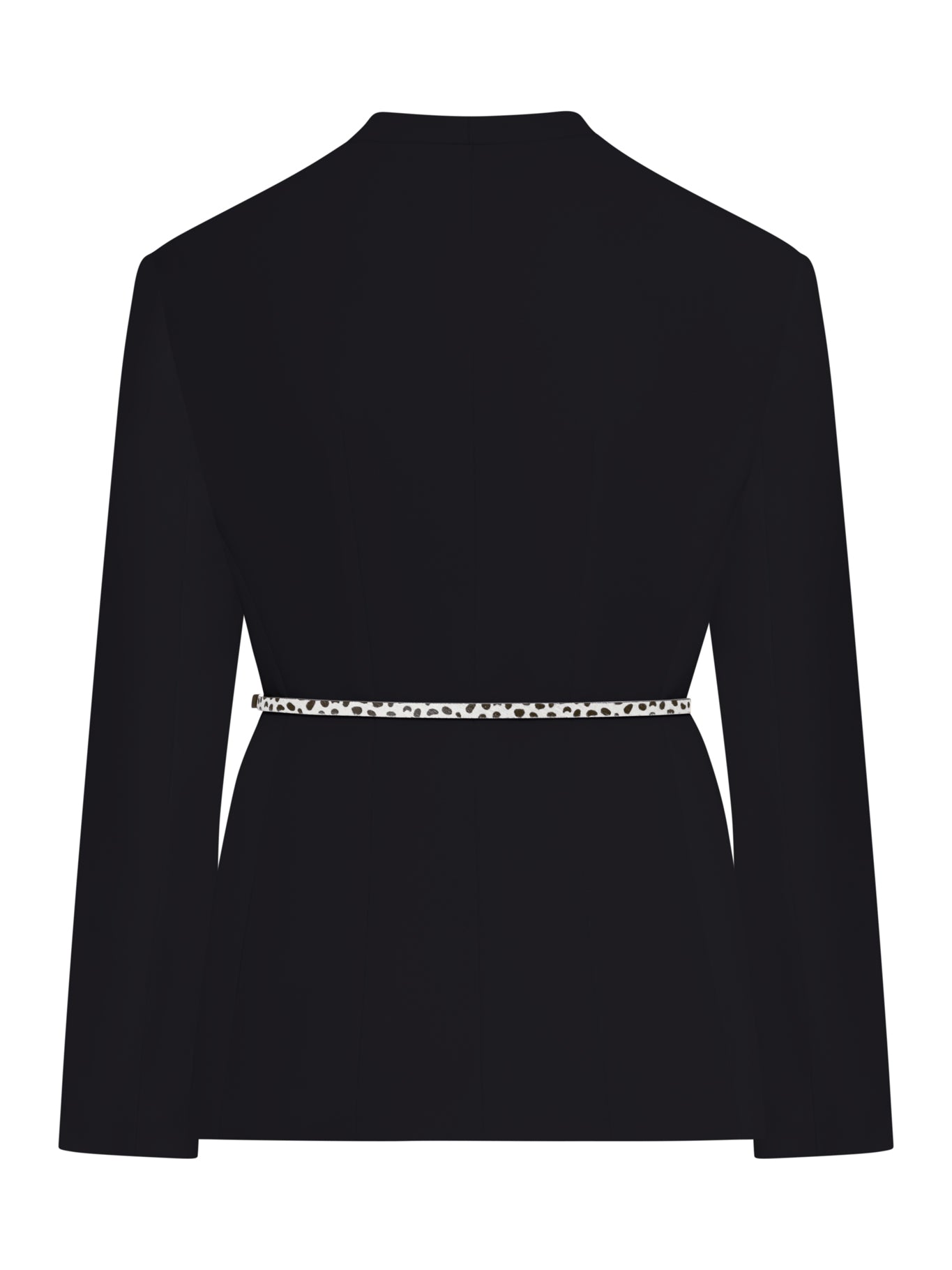 Max Mara Studio DOUBLE-BREASTED CADY JACKET WITH BELT, view 2