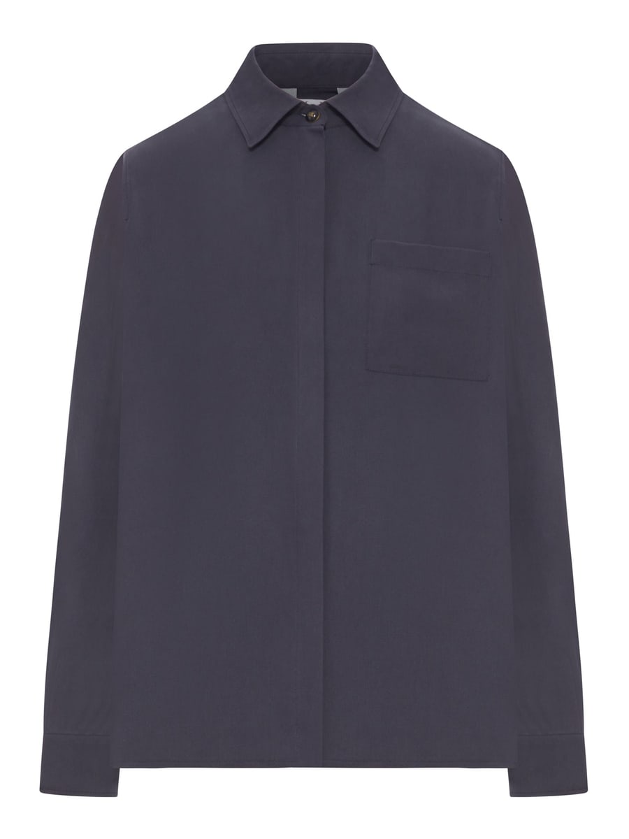 Max Mara SIAMESE SILK CANVAS SHIRT