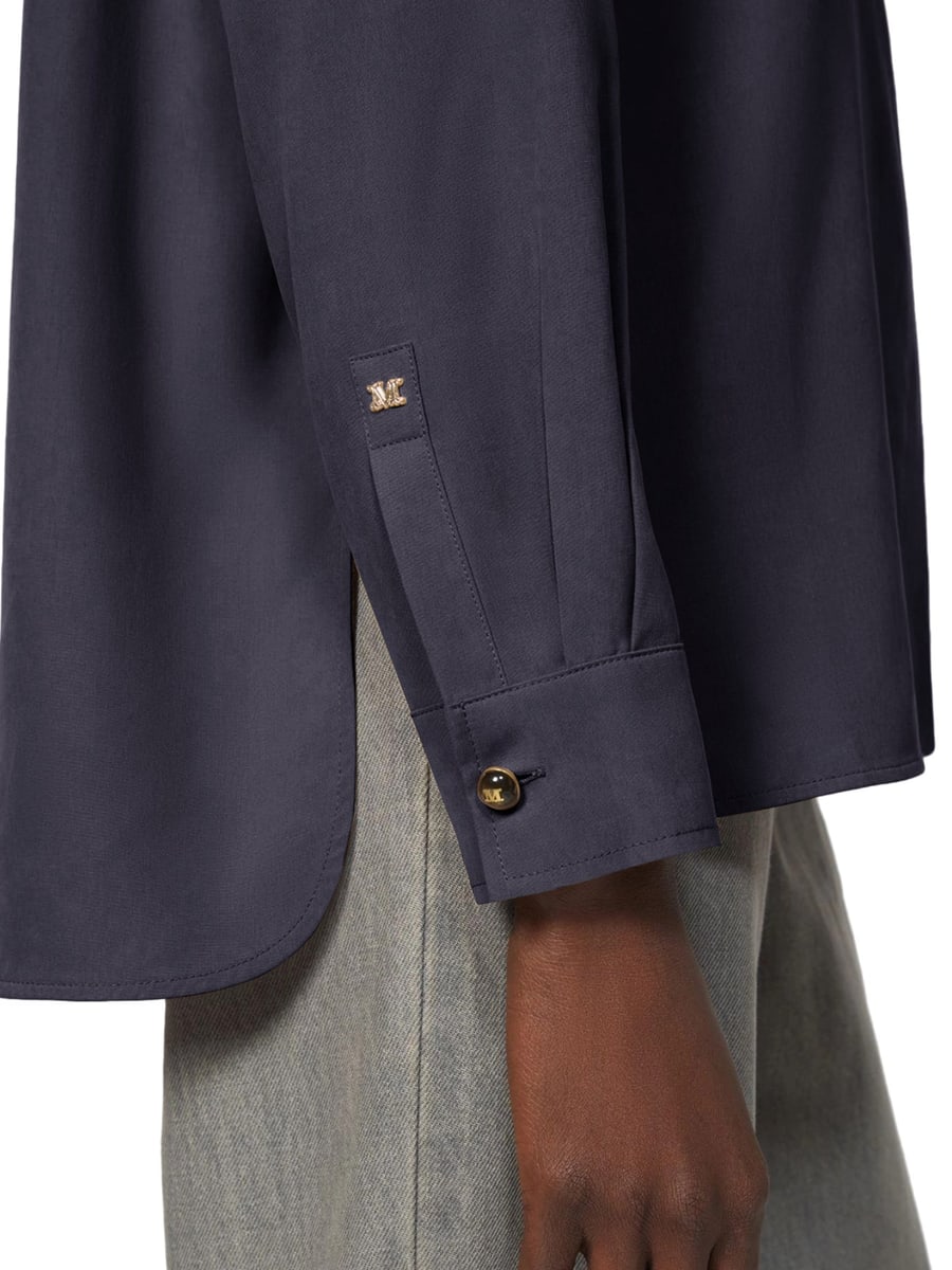 Max Mara SIAMESE SILK CANVAS SHIRT, view 4