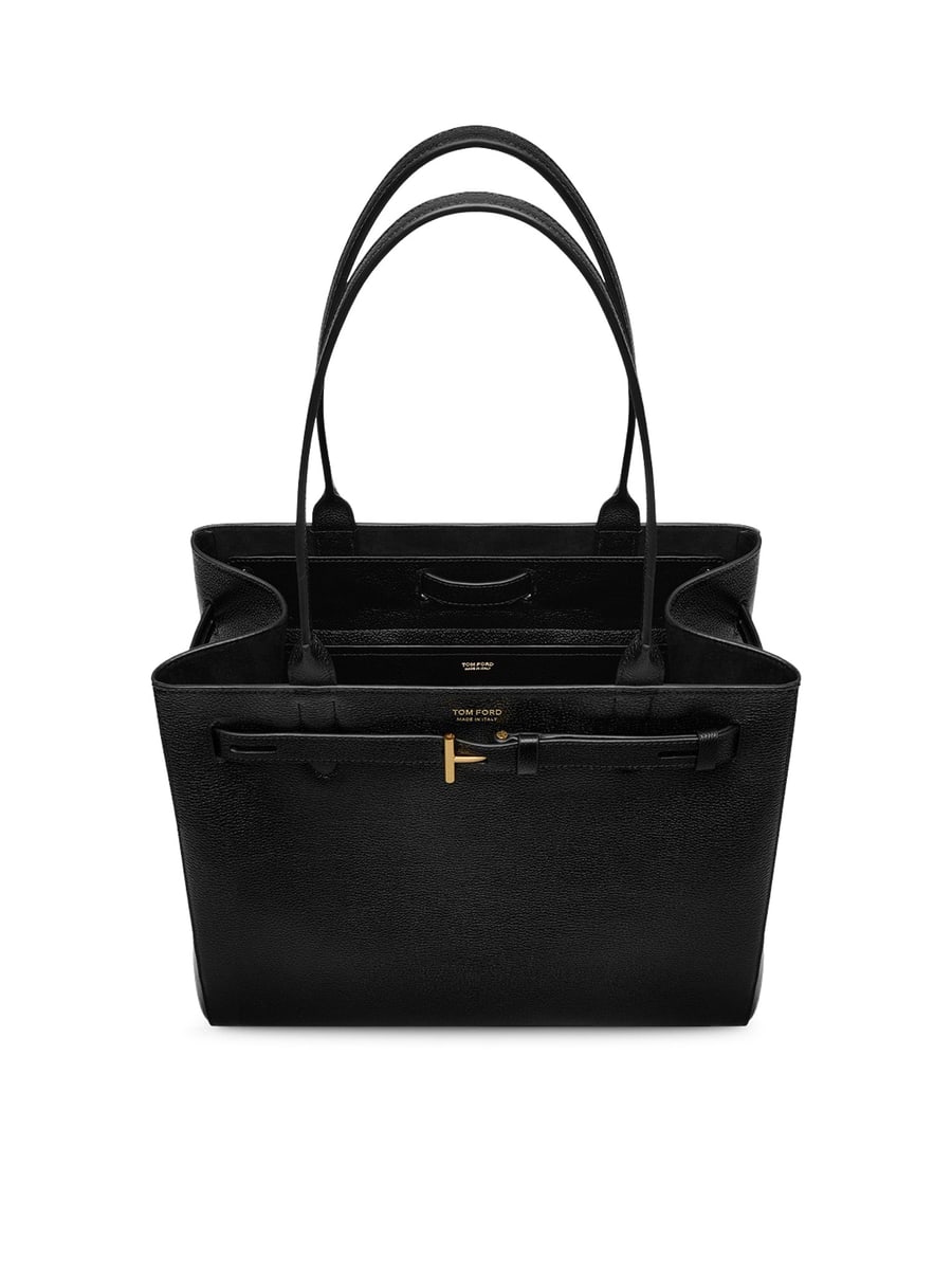 Tom Ford MEDIUM AUDREY HAMMERED LEATHER BAG, view 5