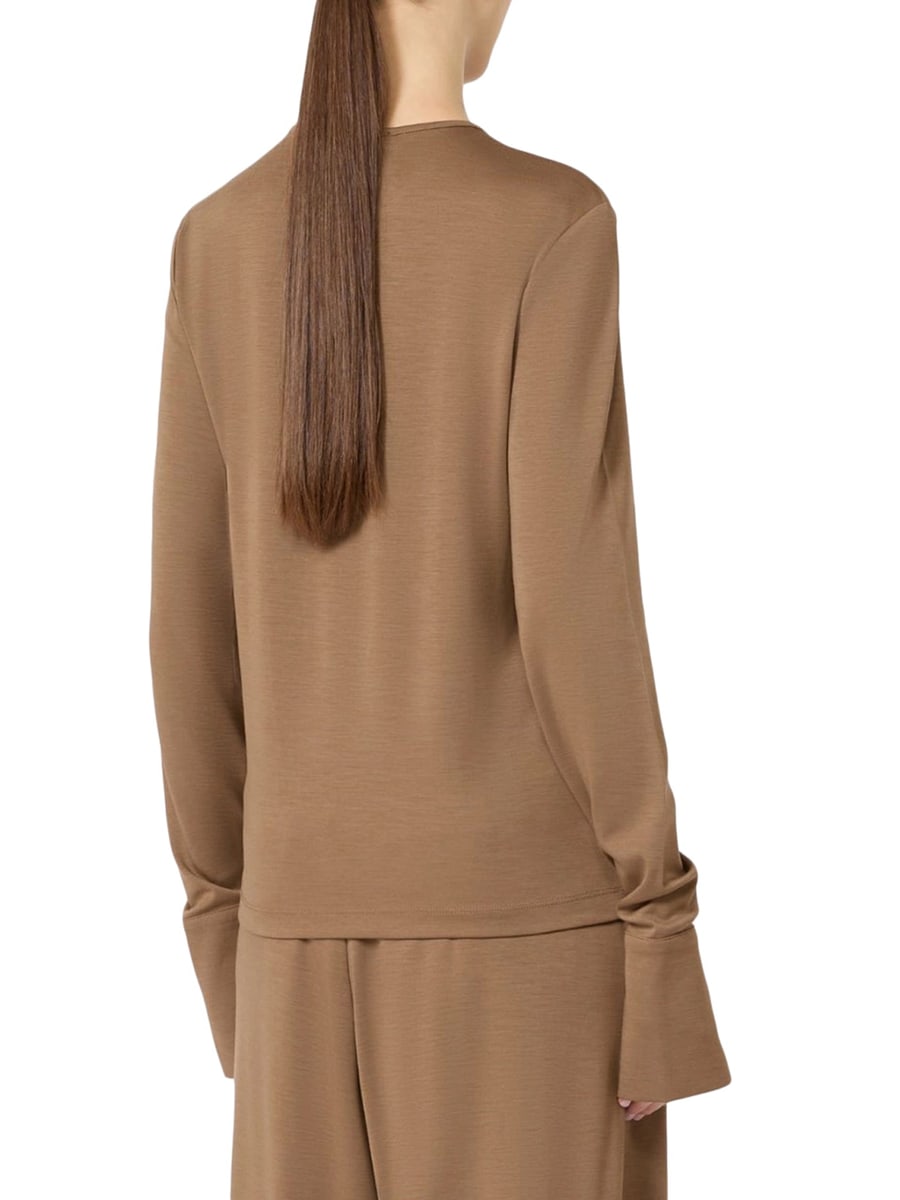 Max Mara Pure MADRE WOOL JERSEY T-SHIRT, view 4