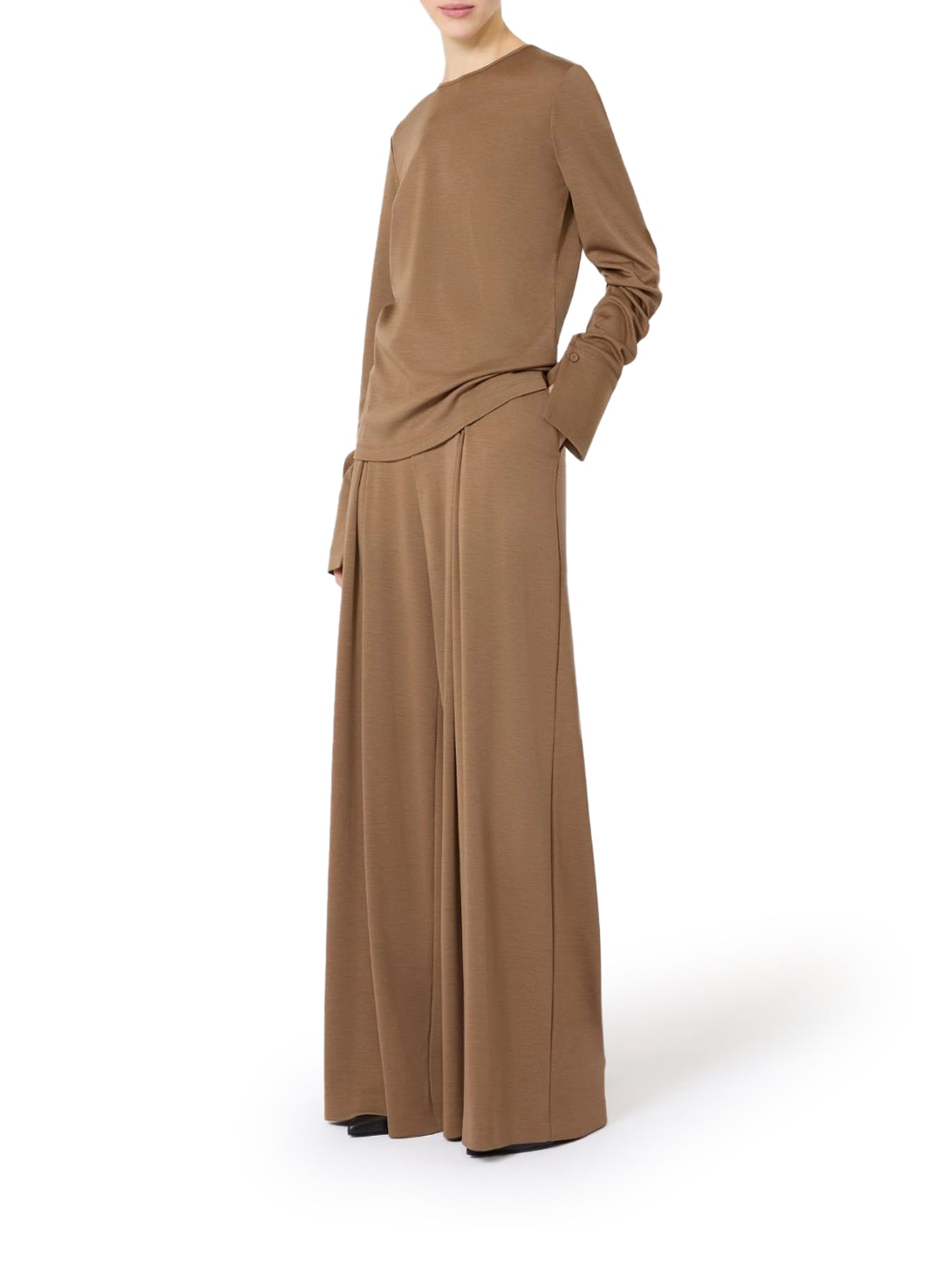 Max Mara Pure WOOL JERSEY TROUSERS, view 2
