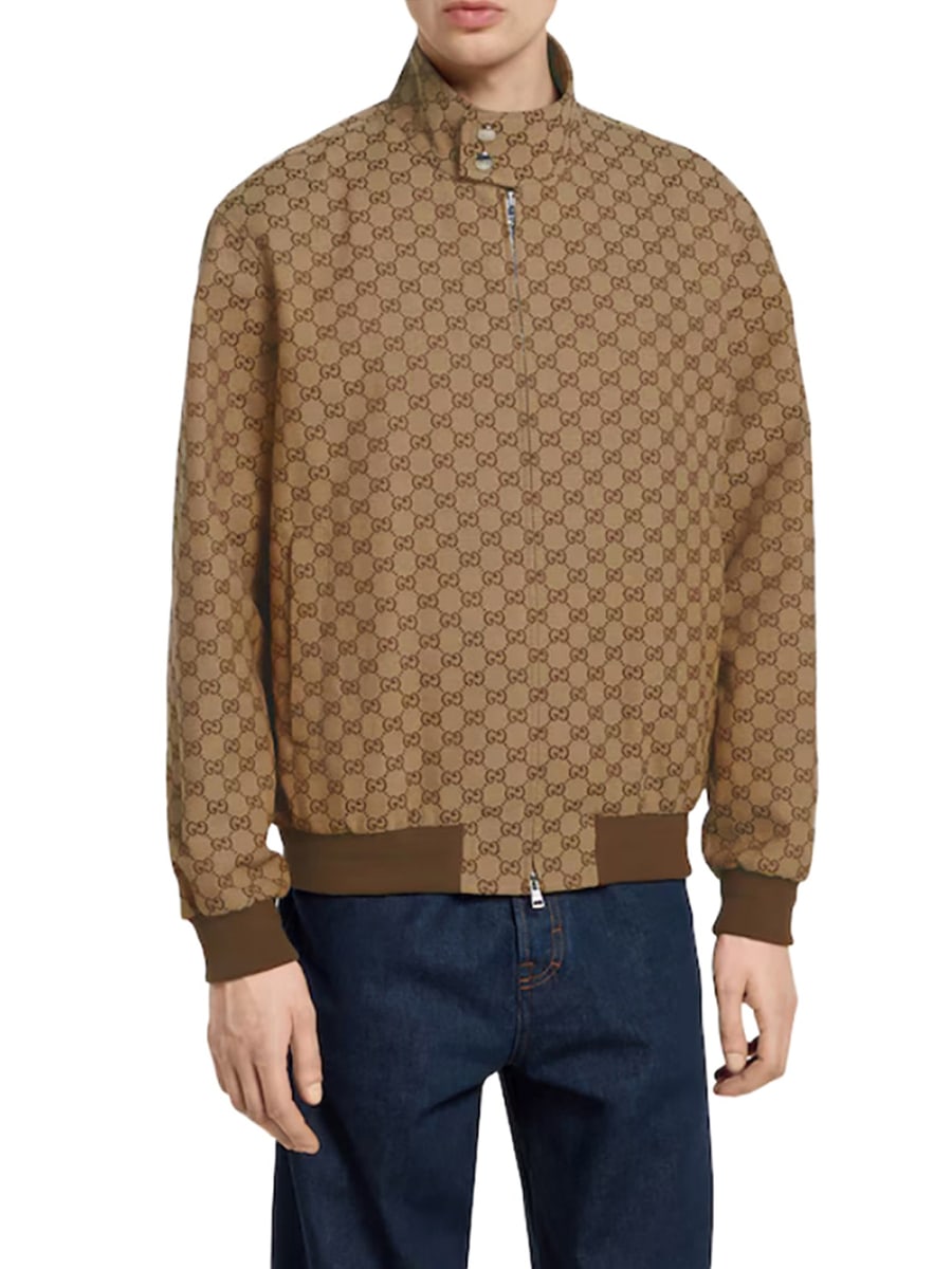 Gucci GG FABRIC BOMBER JACKET, view 3