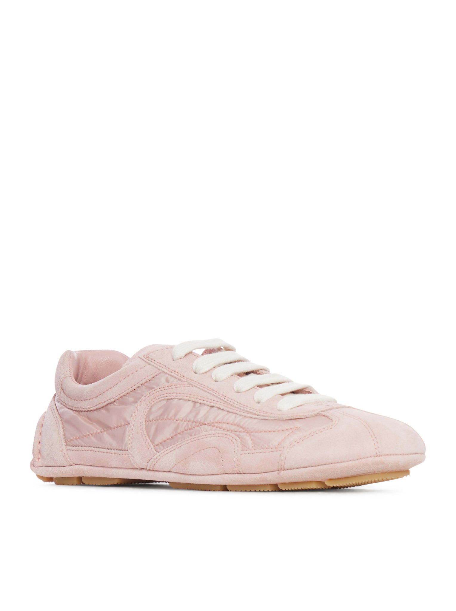 Prada MONTECARLO RE-EDITION 2005 SNEAKERS IN SUEDE AND RE-NYLON, view 2