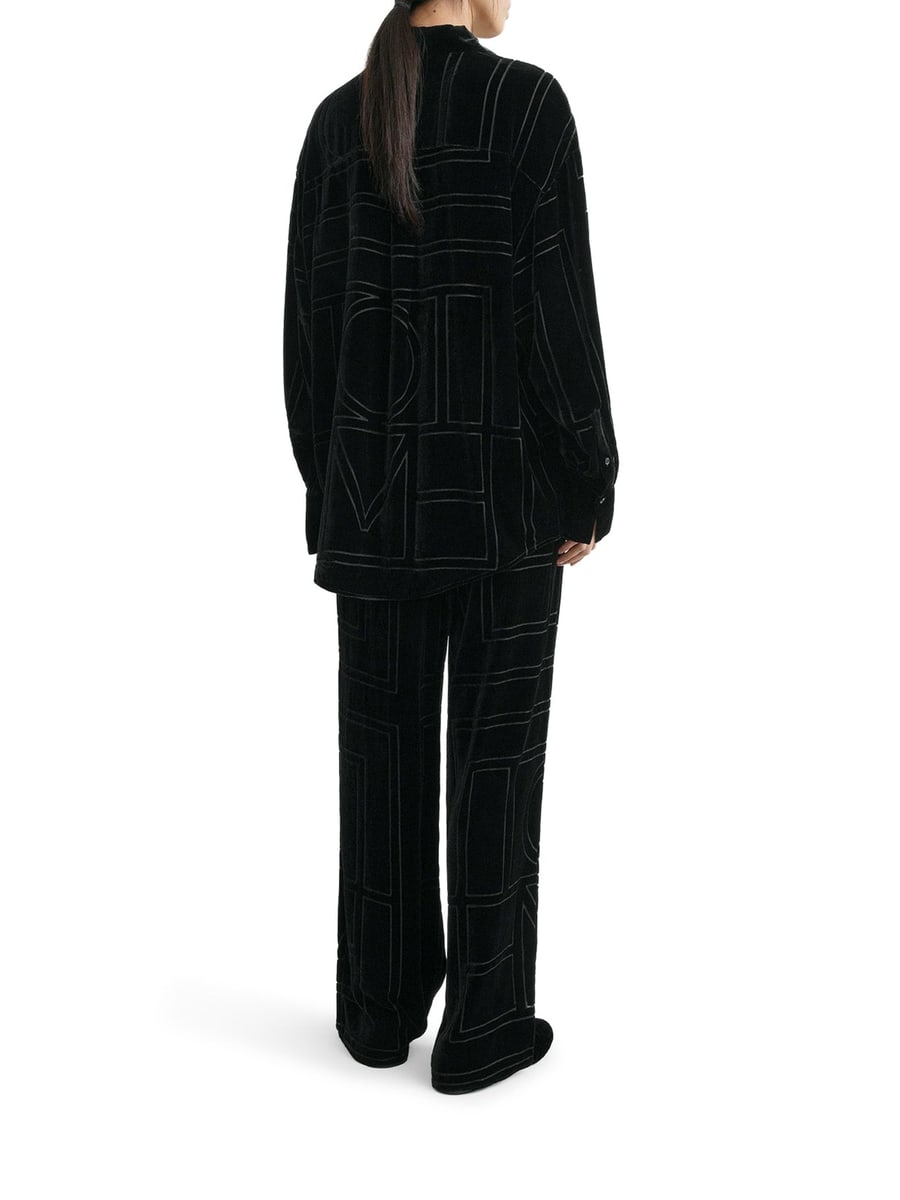 Toteme OVERSIZED DEVORÉ SHIRT, view 4