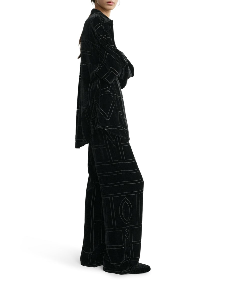 Toteme OVERSIZED DEVORÉ SHIRT, view 5