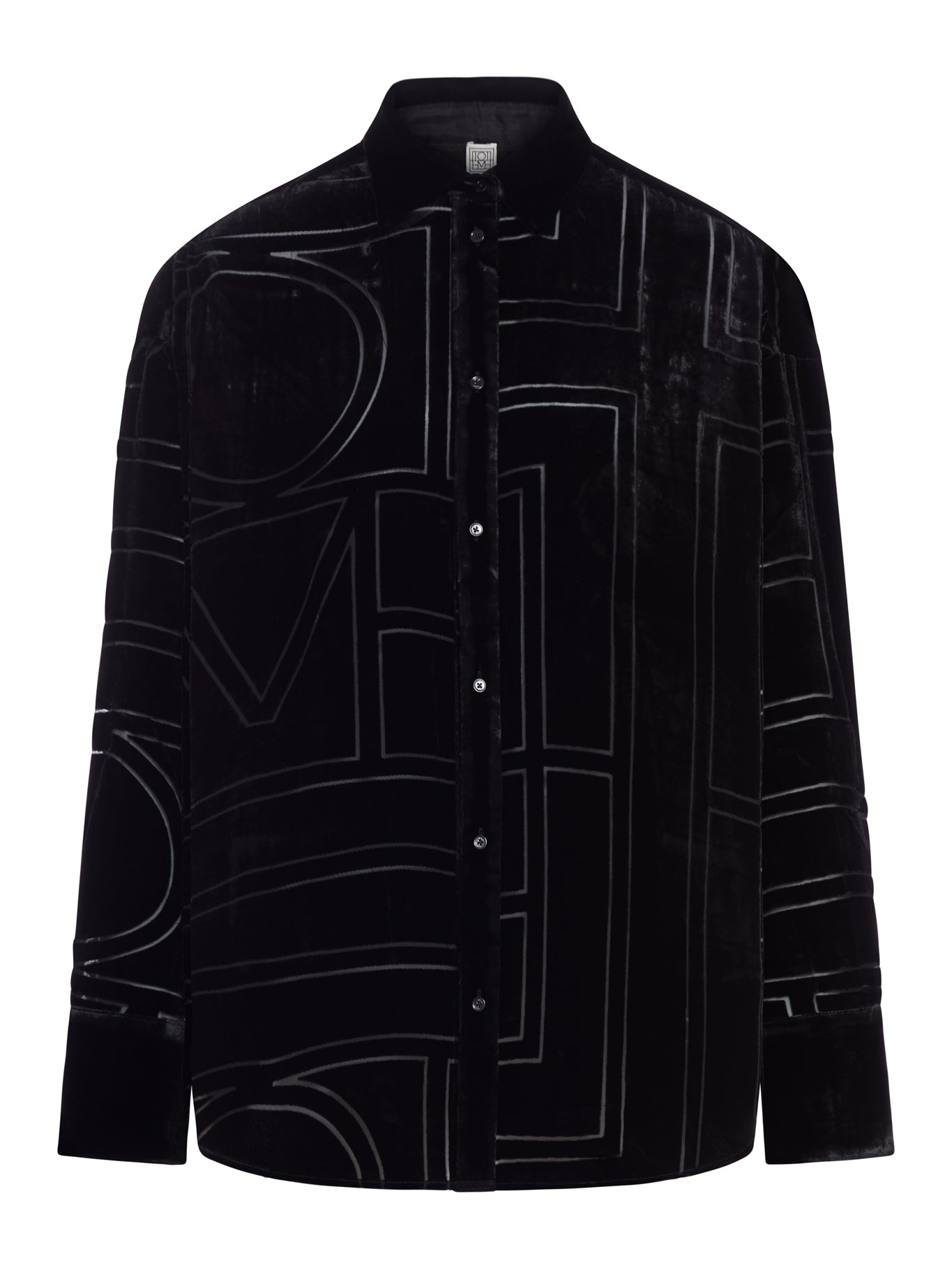 Toteme OVERSIZED DEVORÉ SHIRT