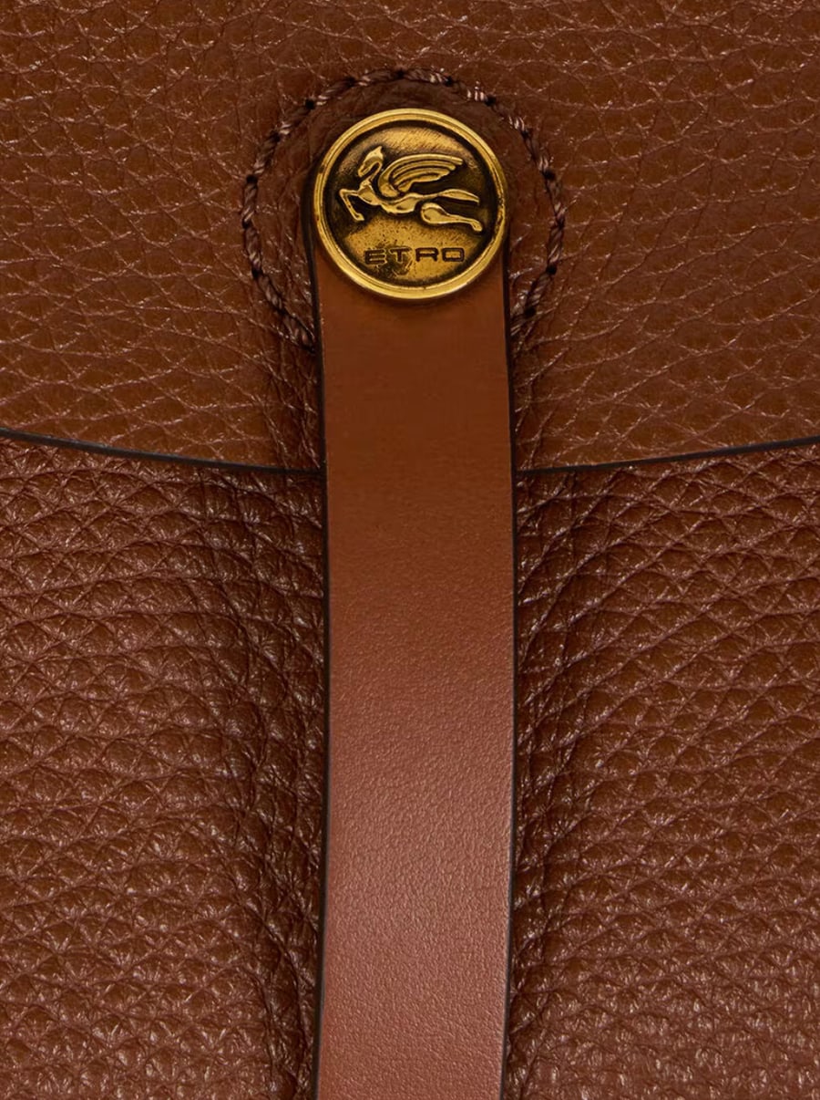 Etro MEDIUM PONY LEATHER BAG, view 5