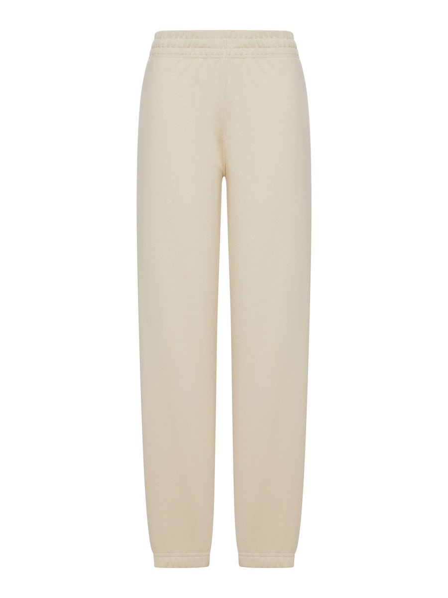 Burberry COTTON JOGGING TROUSERS WITH CHECK APPLIQUE