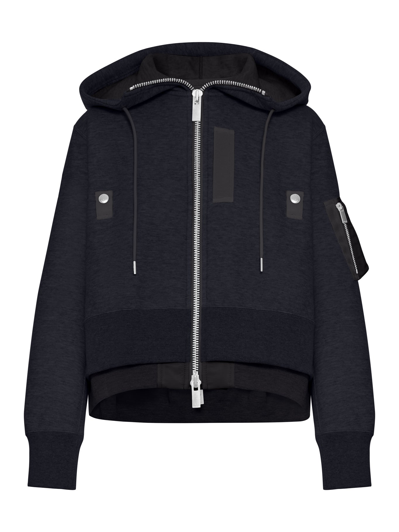 Sacai COTTON BLEND PADDED HOODIE