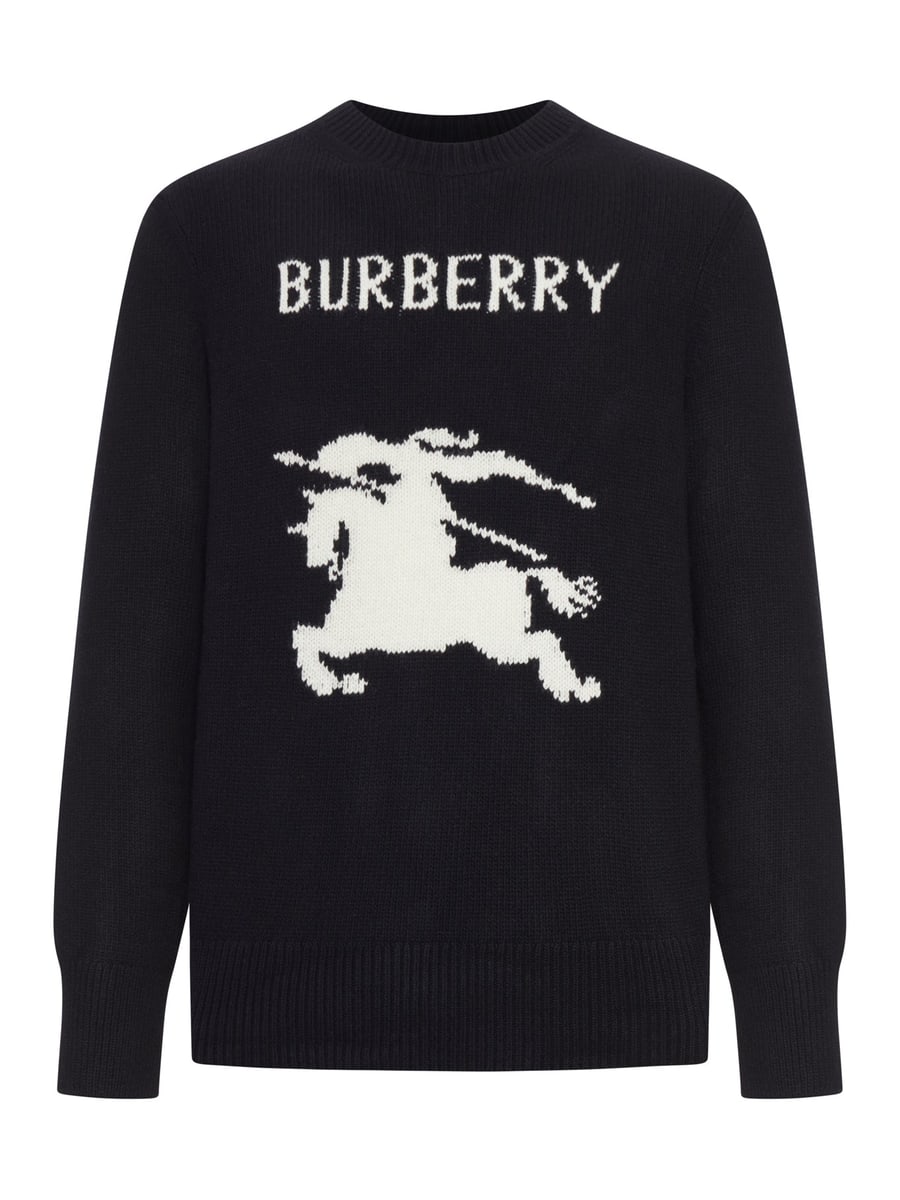 Burberry WOOL AND CASHMERE PULLOVER WITH EKD