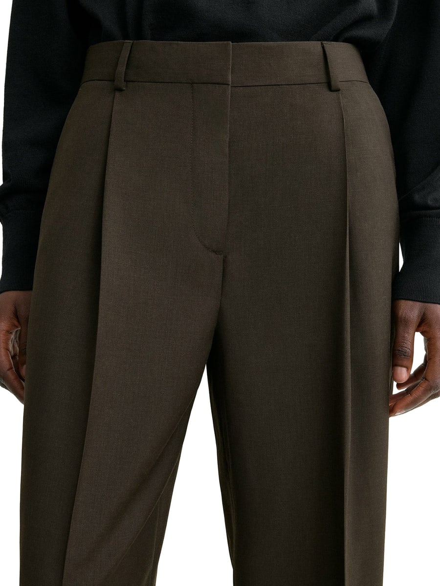 Toteme TAILORED WOOL BLEND TROUSERS, view 4