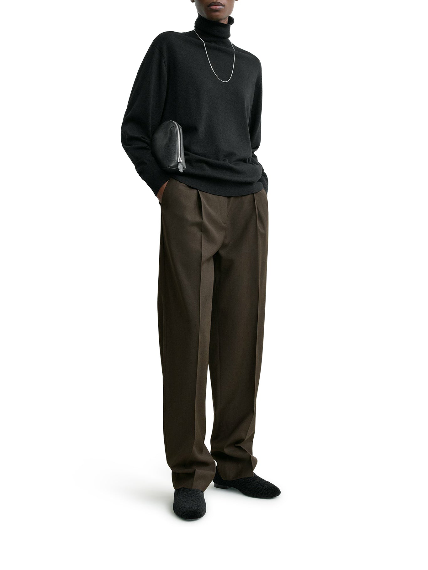 Toteme TAILORED WOOL BLEND TROUSERS, view 2