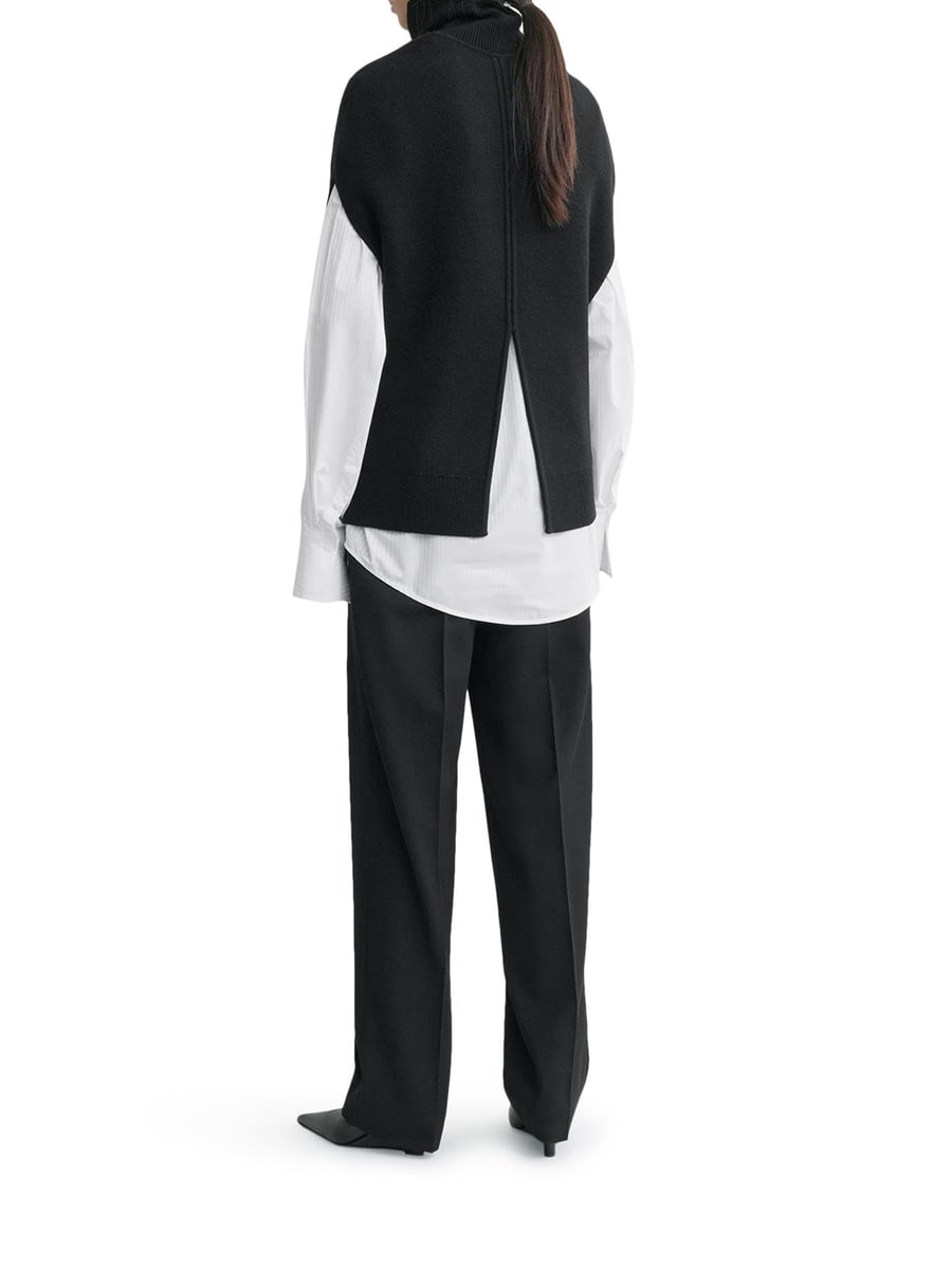 Toteme DOUBLE-KNIT WOOL VEST, view 3