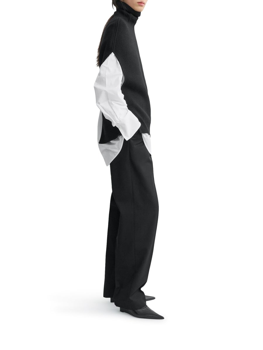 Toteme DOUBLE-KNIT WOOL VEST, view 4