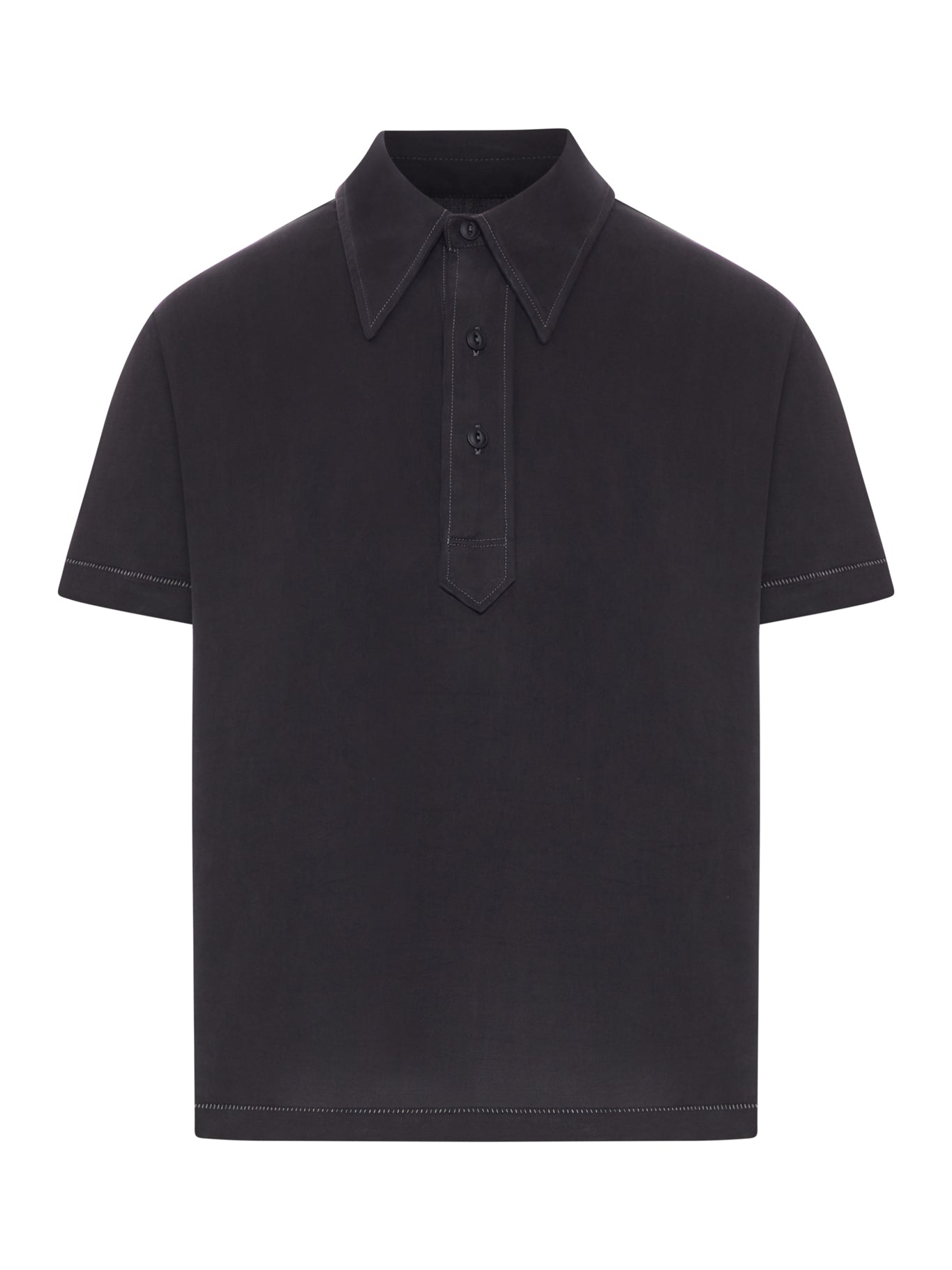 Maison Margiela POLO SHIRT IN STRETCH TECHNICAL FABRIC
