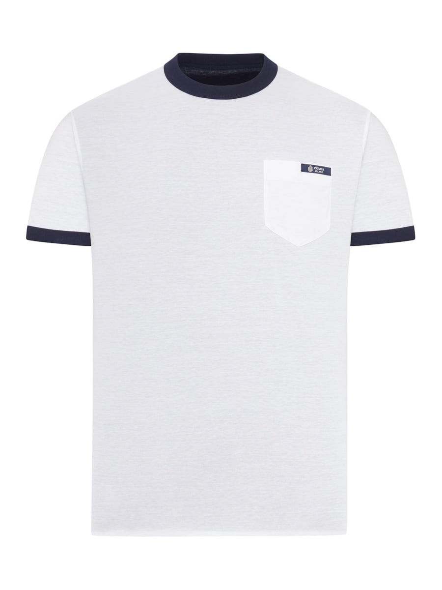 Prada REVERSIBLE COTTON T-SHIRT