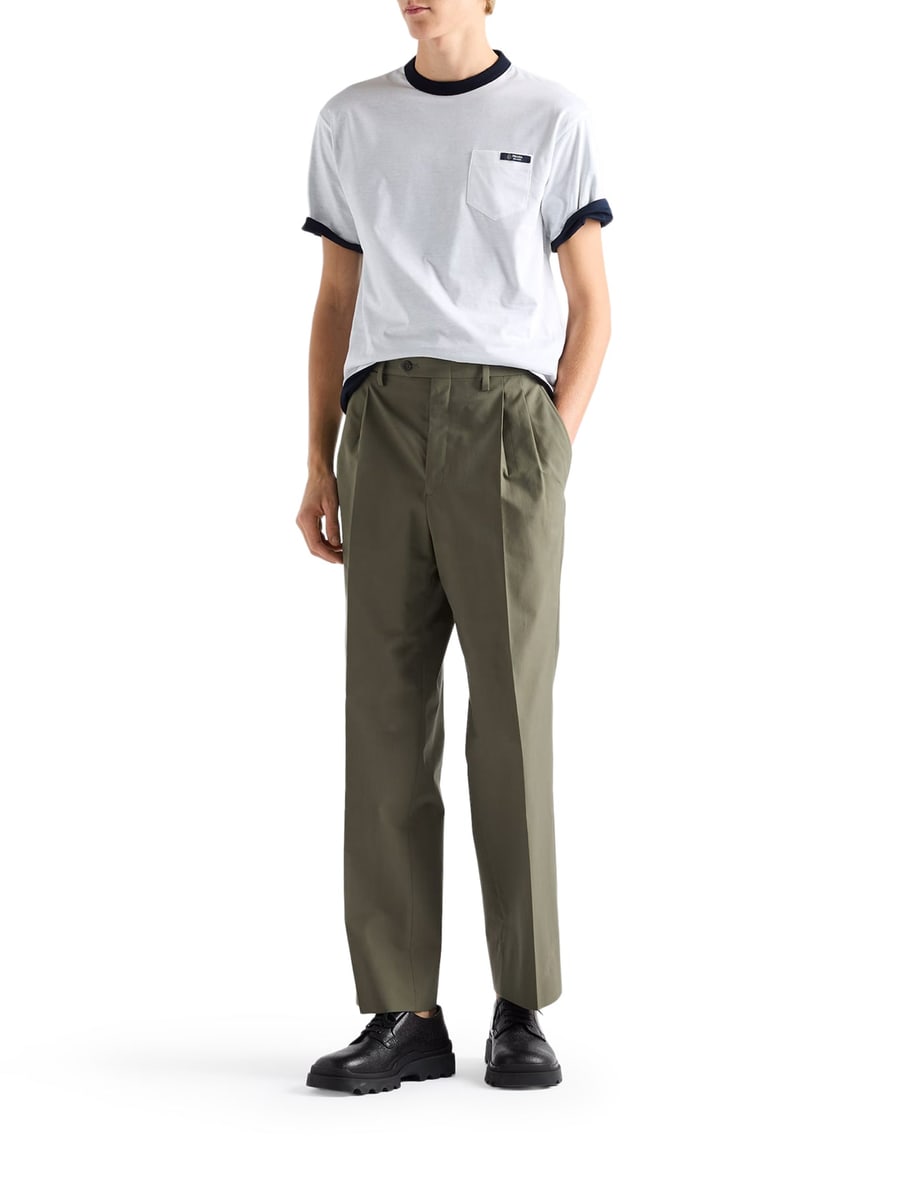 Prada REVERSIBLE COTTON T-SHIRT, view 2