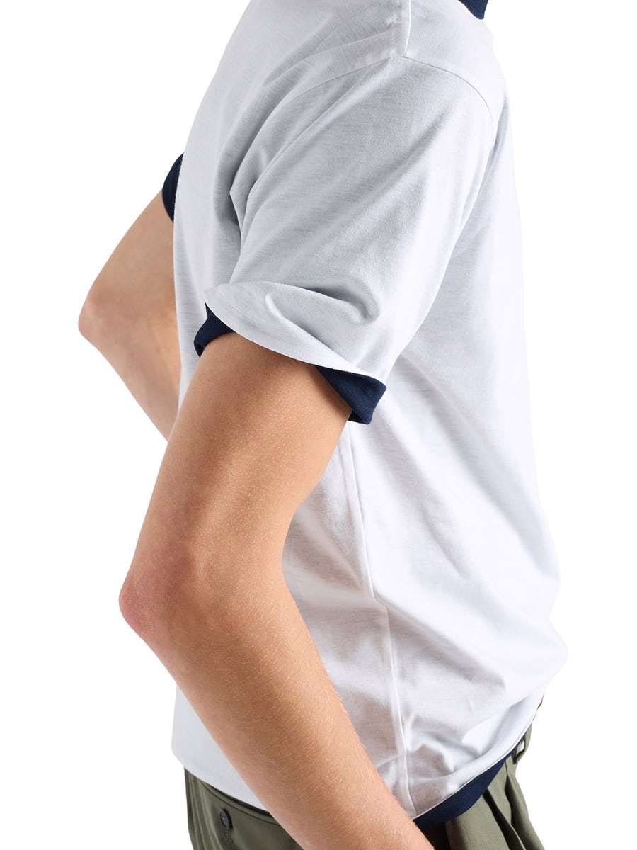 Prada REVERSIBLE COTTON T-SHIRT, view 4