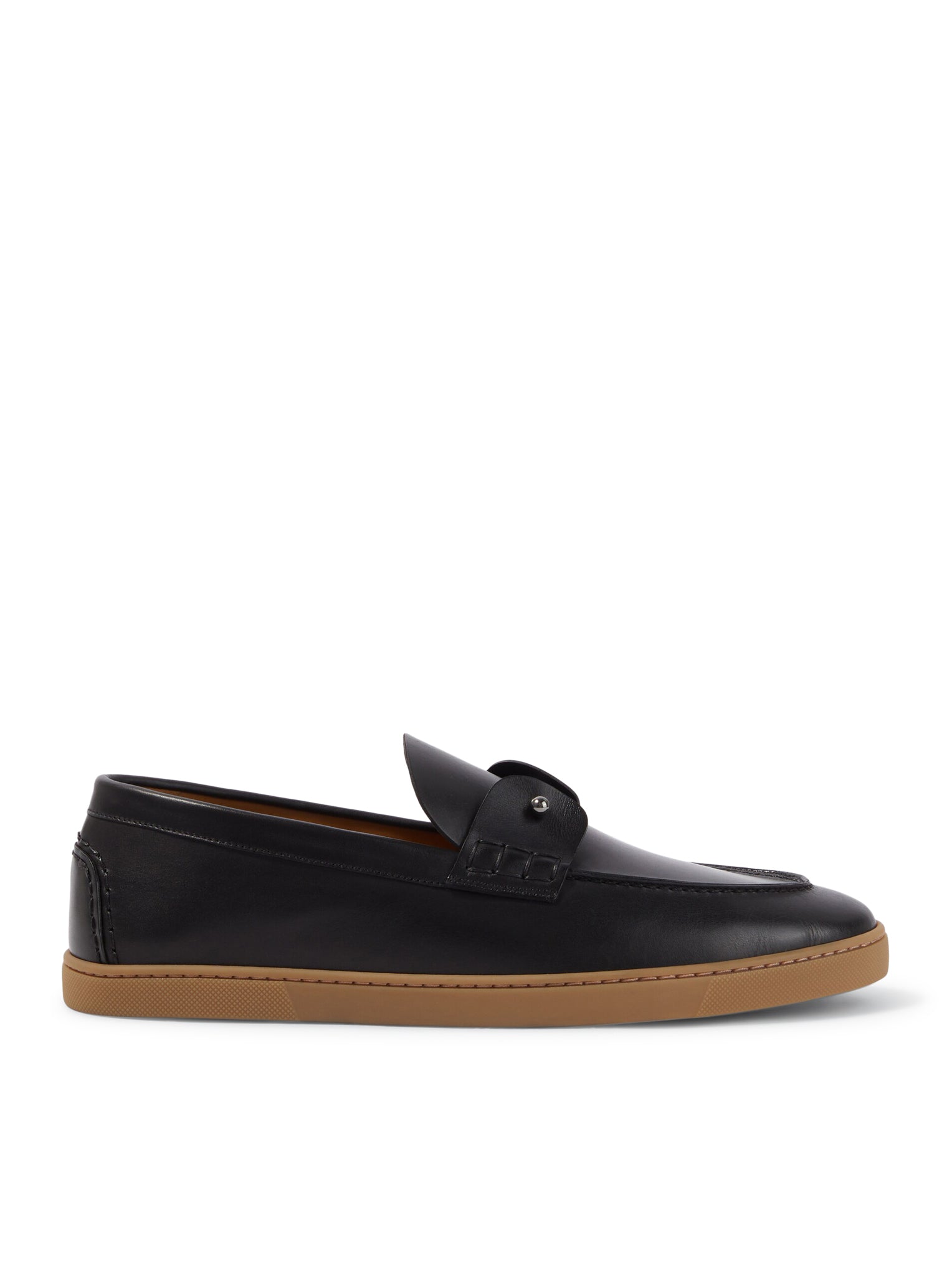 Christian Louboutin CHAMBELIBOAT LOAFERS IN PATINATED CALFSKIN